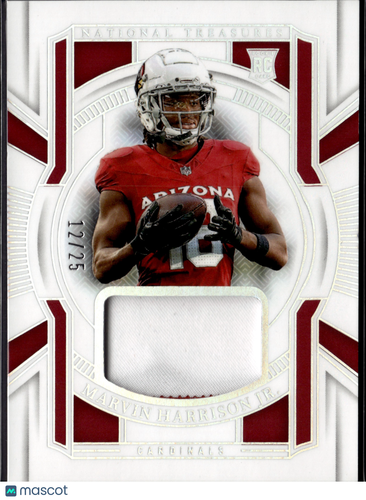 2025 Panini National Treasures Marvin Harrison Jr. #FT-MHJ RC Patch /25