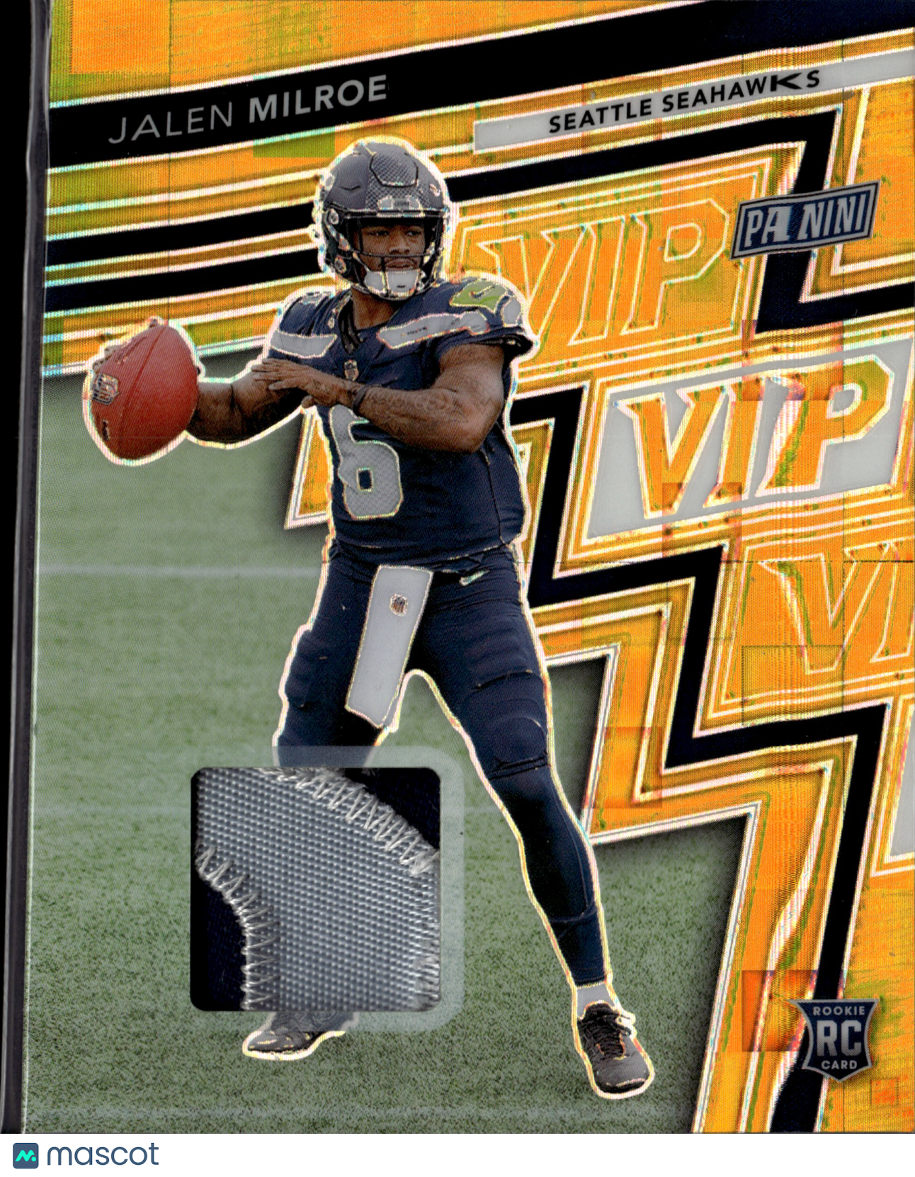 2025 Panini Prizm VIP Jalen Milroe #RC16 RC Patch 10/10