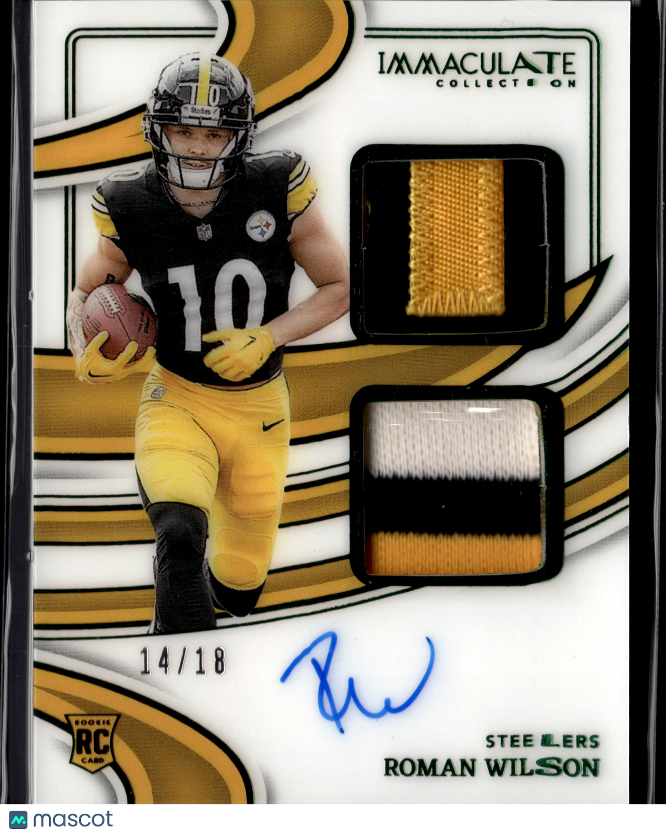2024 Panini Immaculate Collection Roman Wilson #ISPR-RWN Autograph Patch RC /18