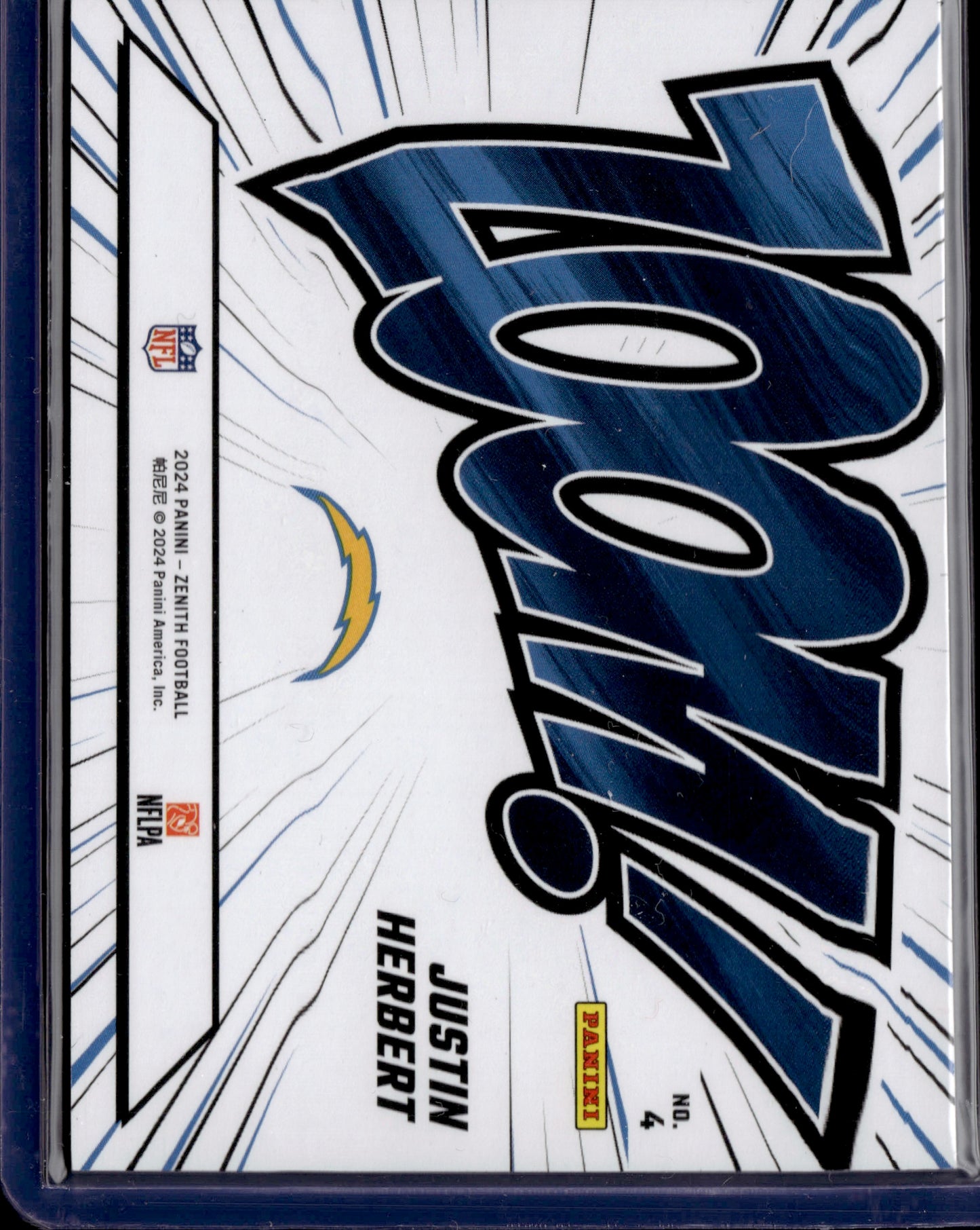 2024 Panini Zenith Football Justin Herbert Zoom SP /99