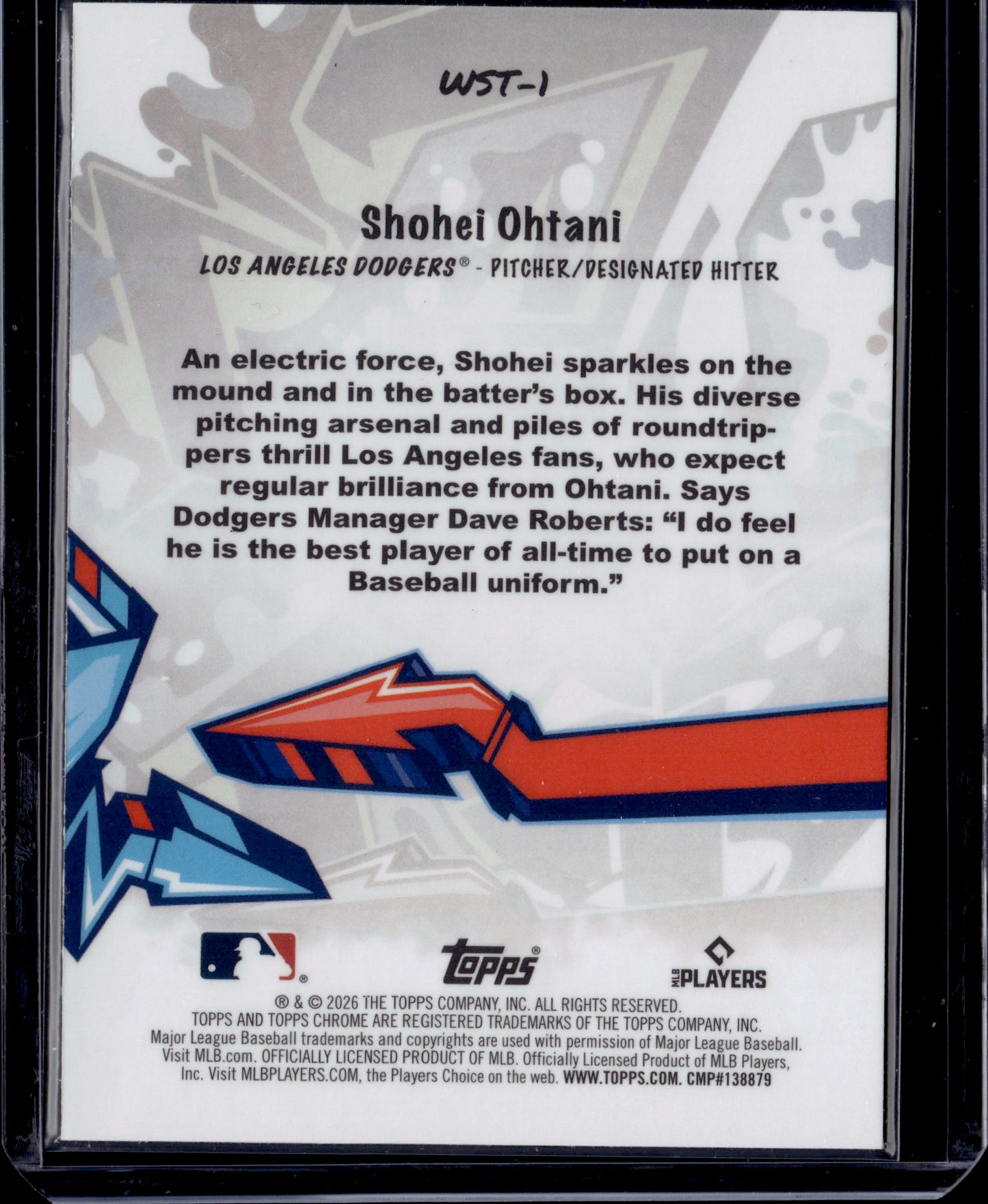 2026 Topps Chrome Shohei Ohtani #WST-1 Wild Style