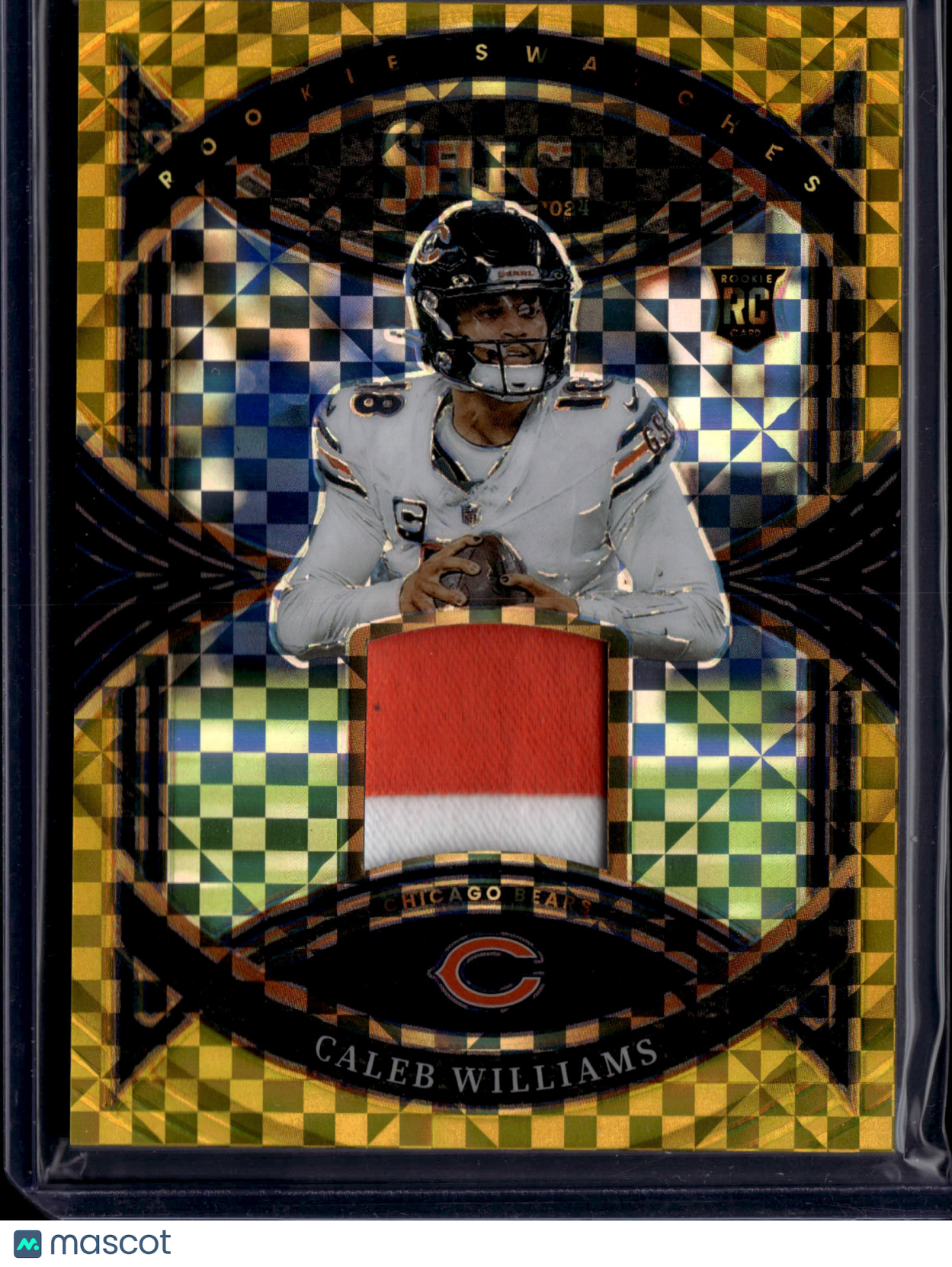 2025 Panini Select Prizm Caleb Williams #RS-CWS Checkerboard RC 05/10 Patch