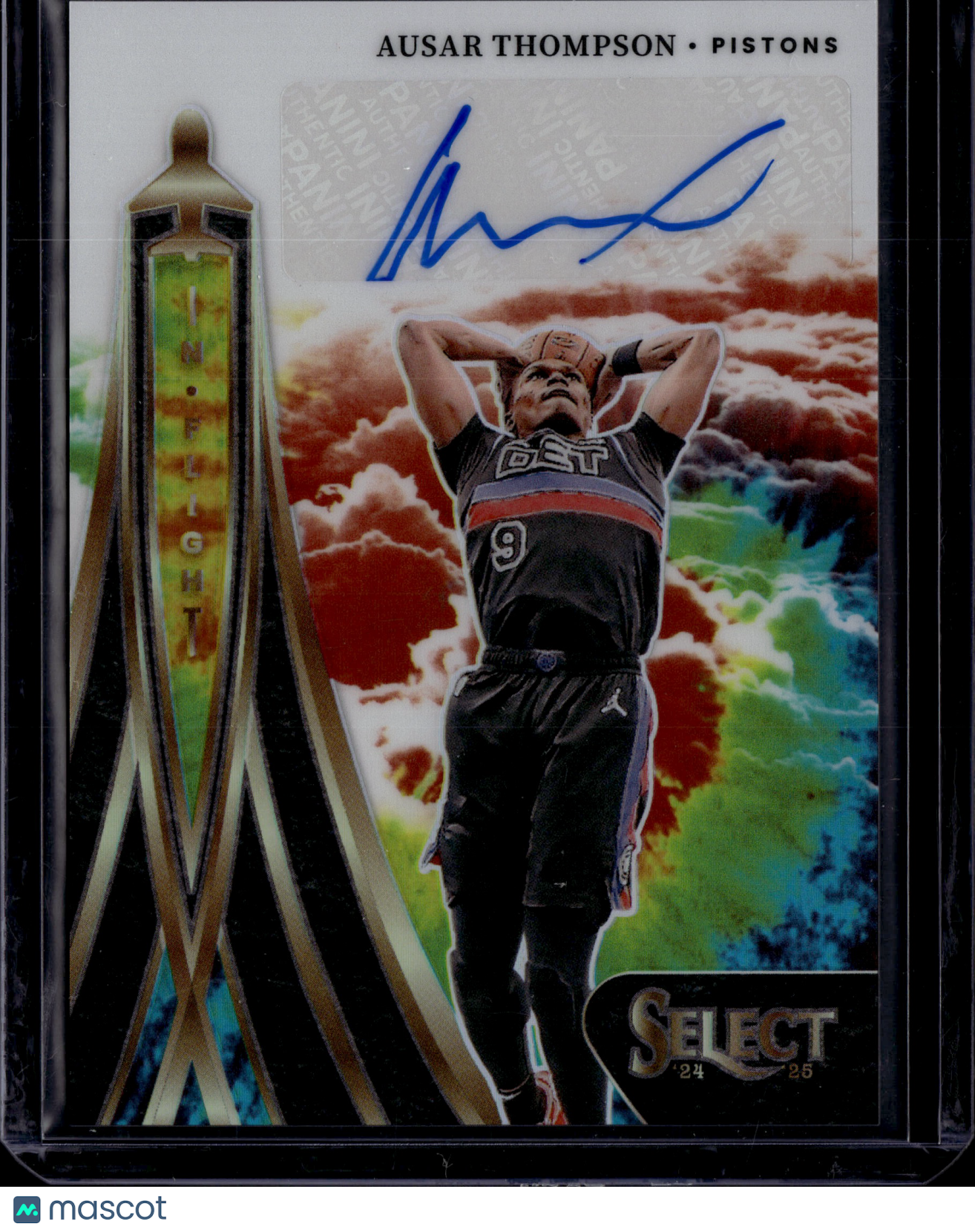 2024-25 Panini Select In Flight Ausar Thompson #IFS-ASR Autograph 08/25
