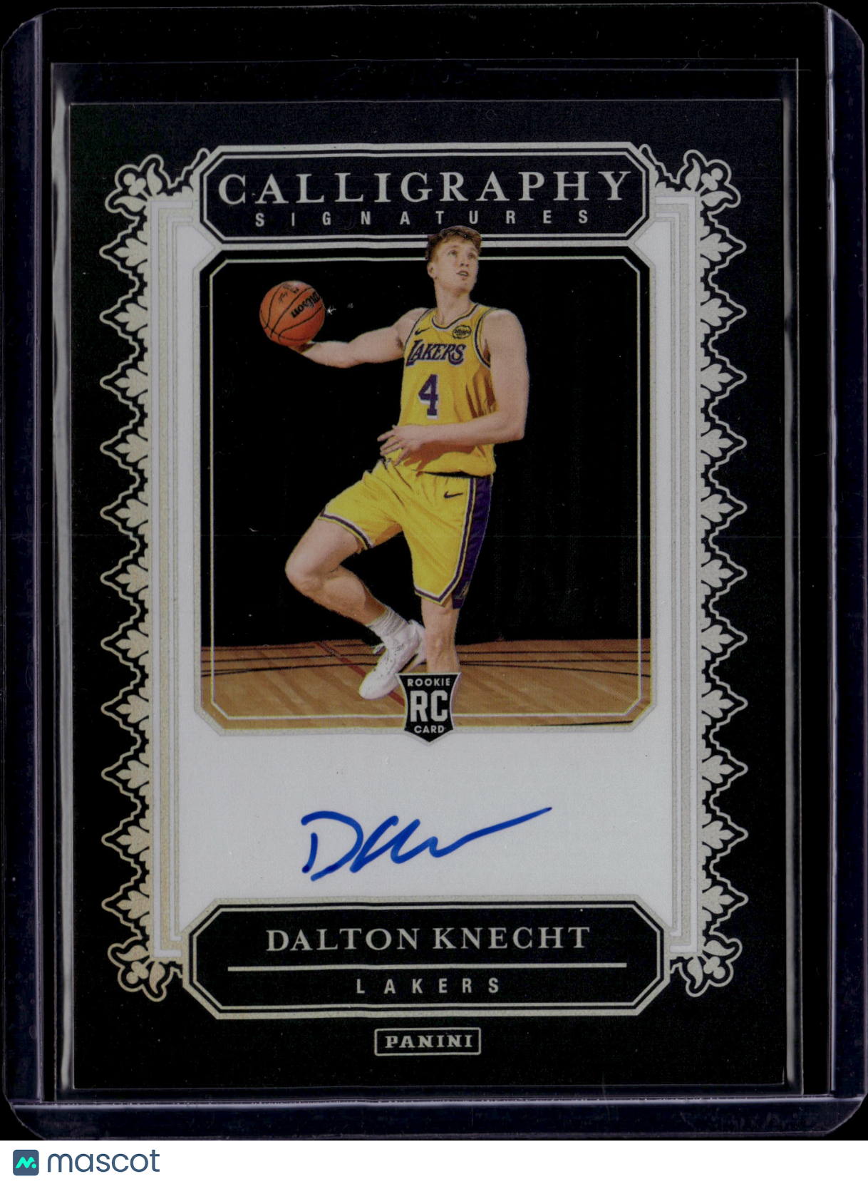 2024 Panini Calligraphy Signatures Dalton Knecht #CAL-KNE RC