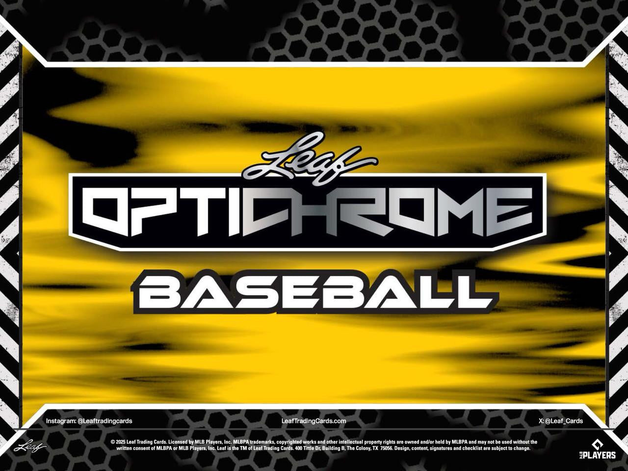 2025 Leaf Optichrome Baseball Hobby Box