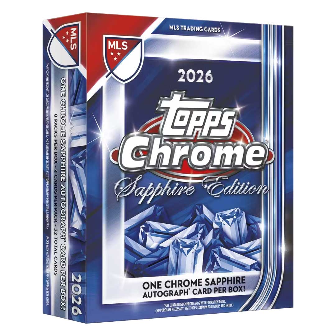 2026 Topps MLS Chrome Soccer Sapphire Edition Box