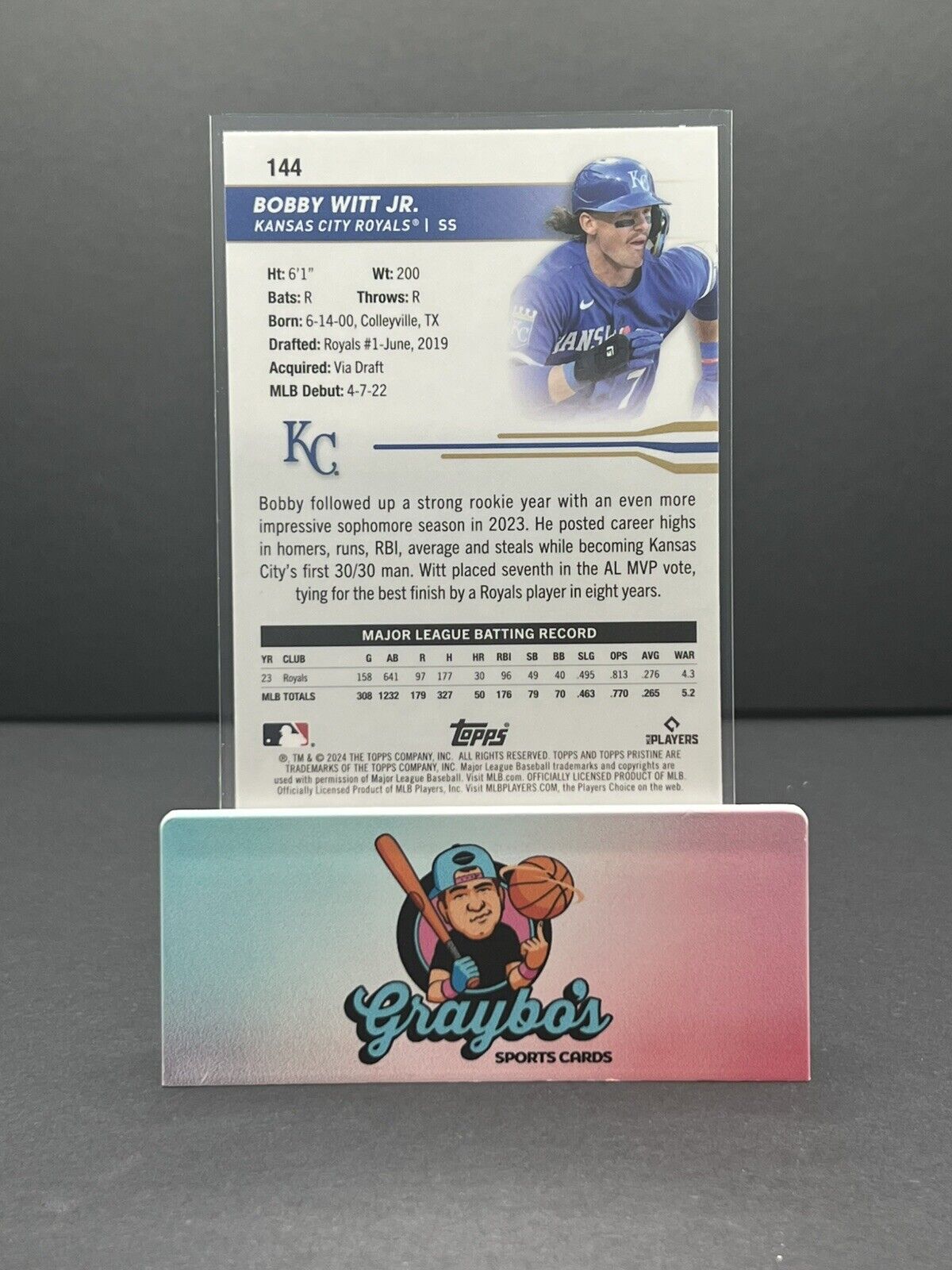 2024 Topps Pristine Bobby Witt. Jr. ORANGE Pristine Refractor /25 KC Royals