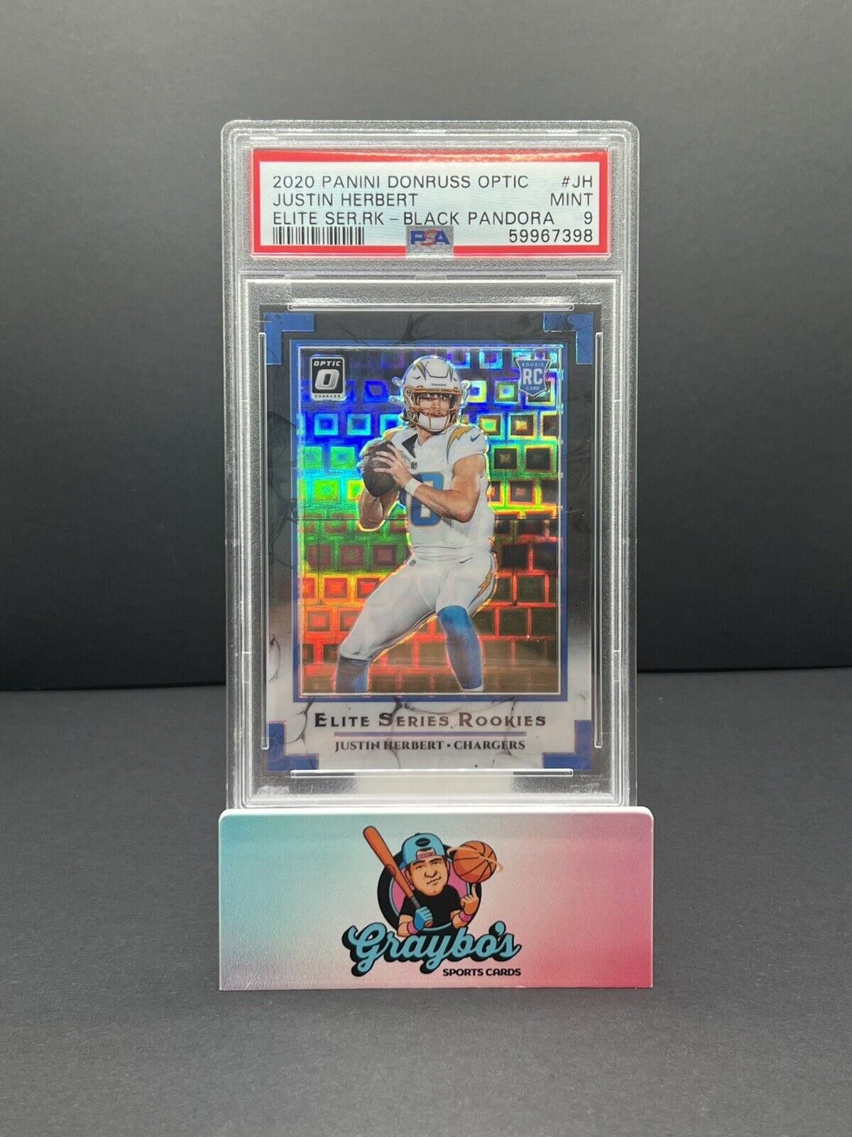 Sold Justin Herbert Rookie - PSA 9