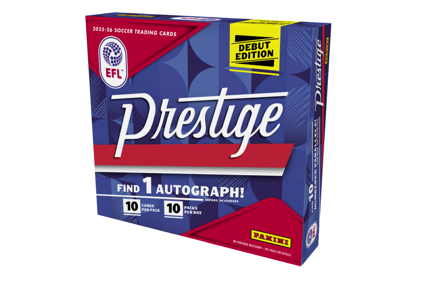 2025-26 Panini Prestige EFL English Football League Soccer Hobby Preferred Box