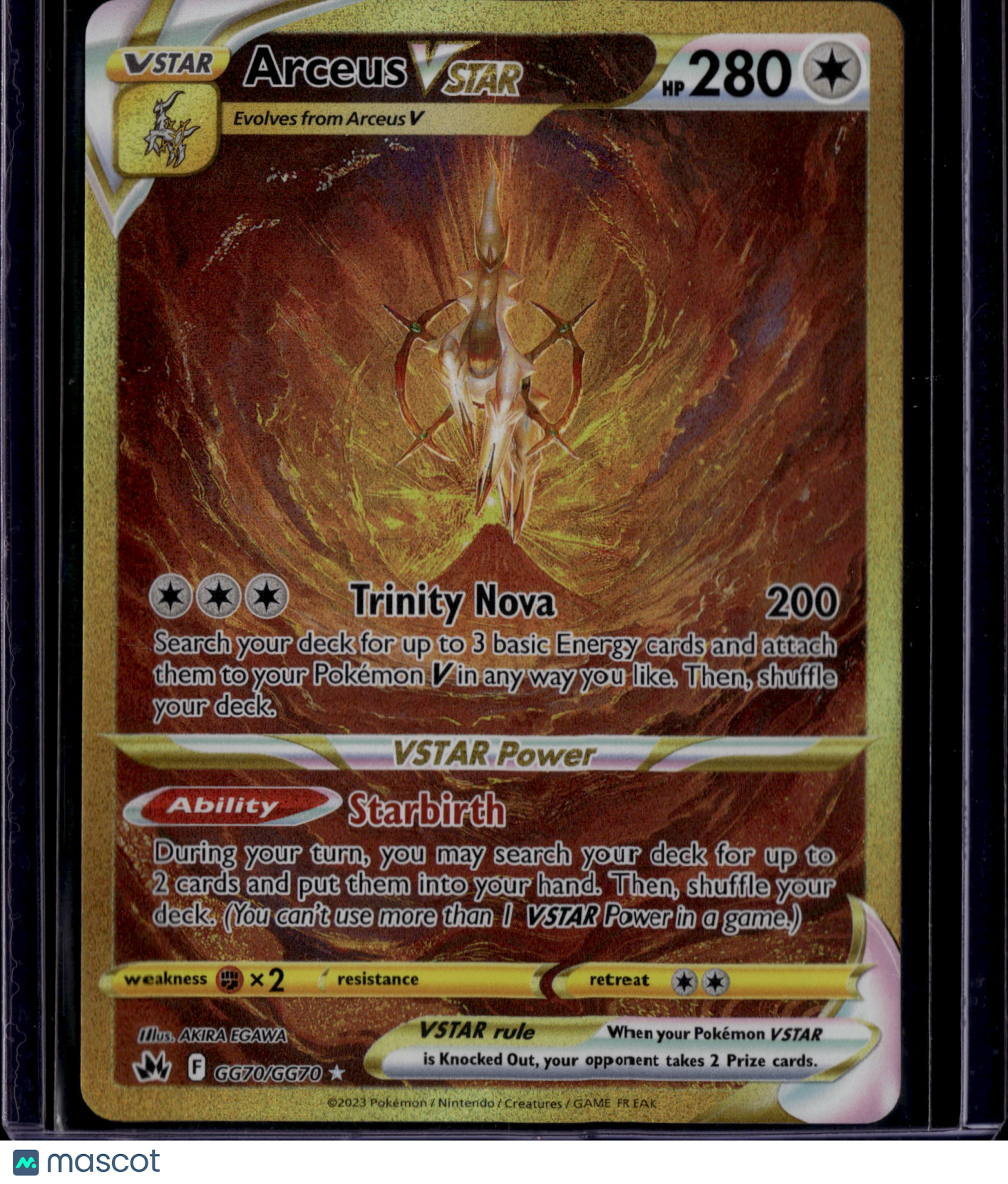 2022 Pokemon TCG Arceus VSTAR #123/172