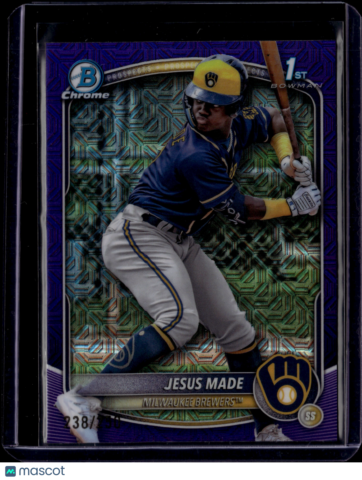 2025 Bowman Chrome 1st Jesus Made #BCP-50 Refractor 238/250