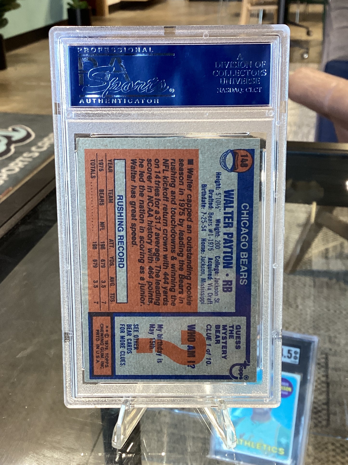 1976 Topps Walter Payton #148 PSA 6.5