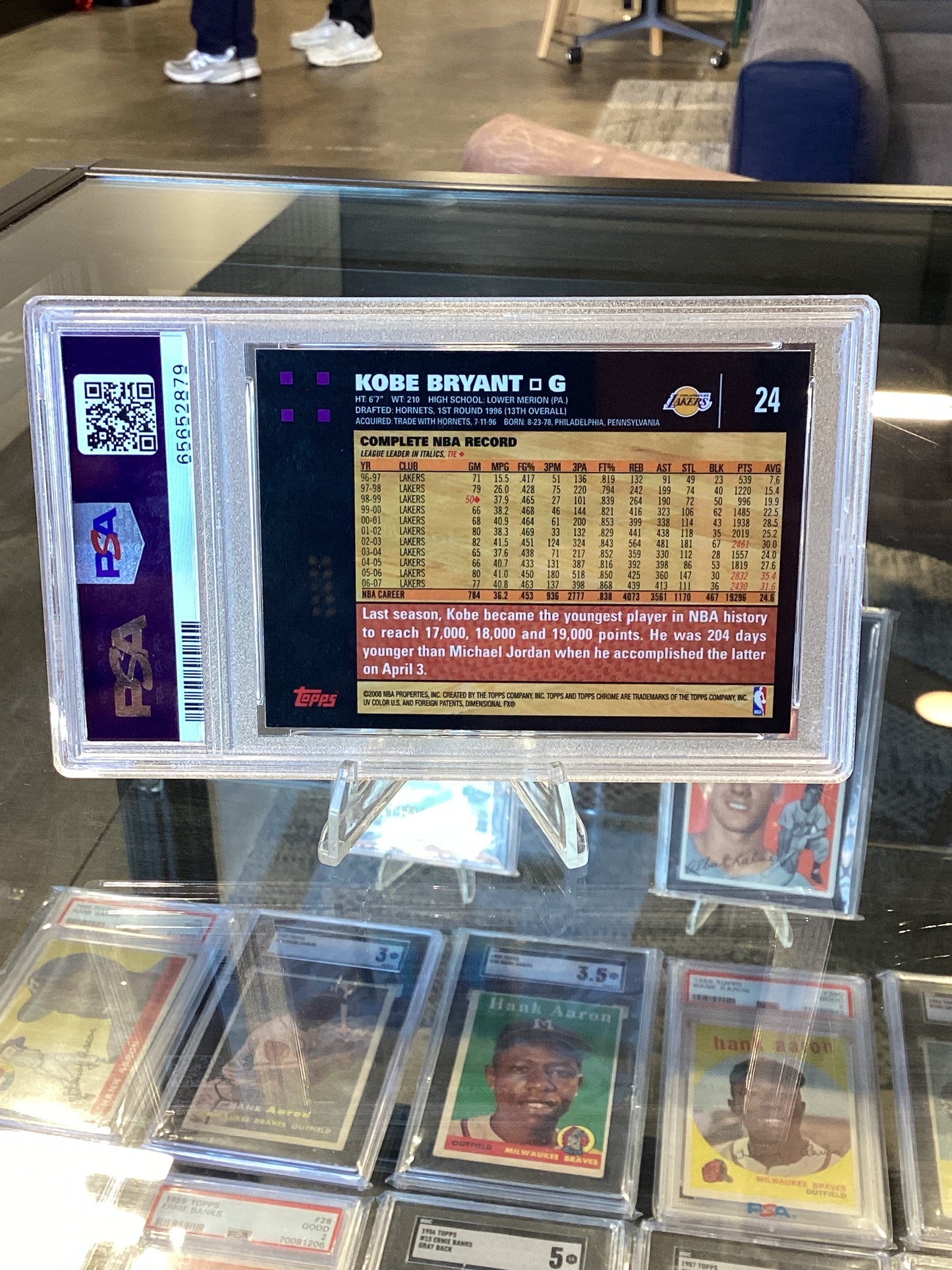 2007 Topps Chrome Kobe Bryant #24 PSA 9