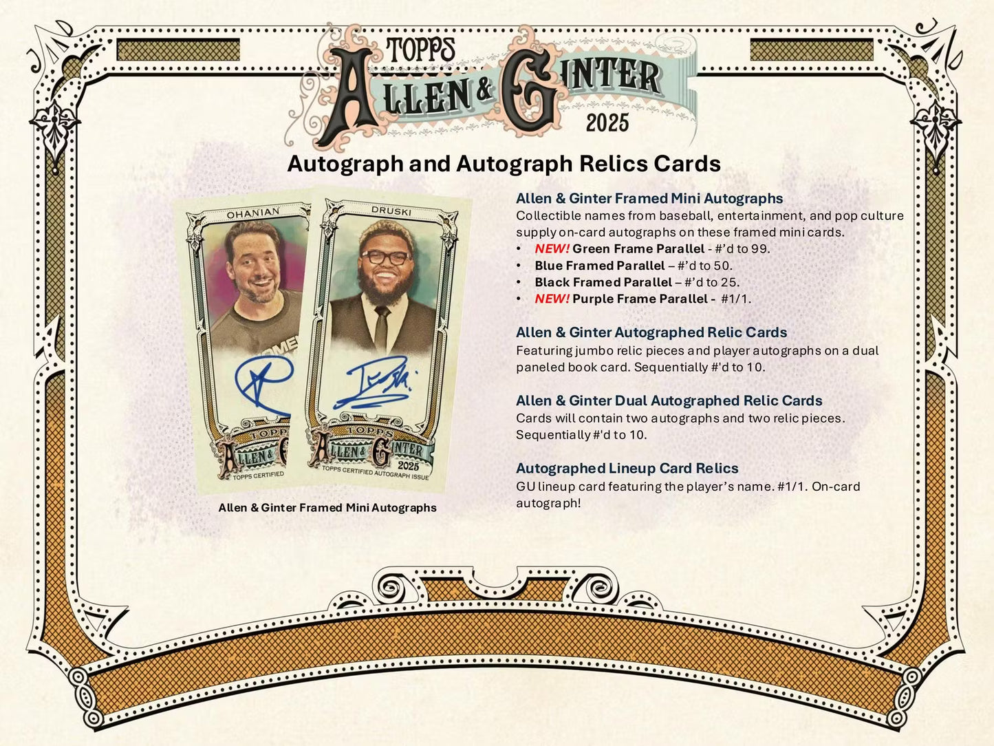 2025 Topps Allen & Ginter Baseball Blaster Box