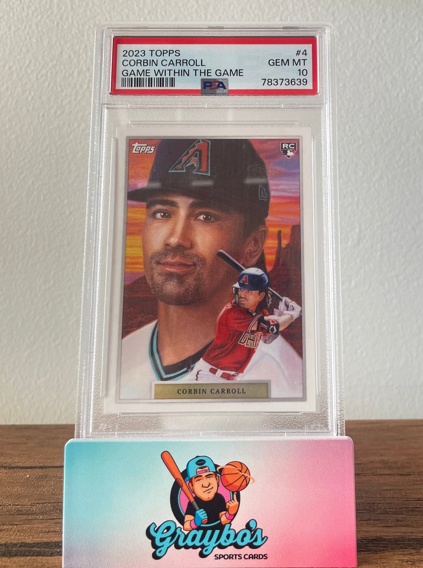 2023 Topps Corbin Carroll Game Within the Game #4 PSA 10