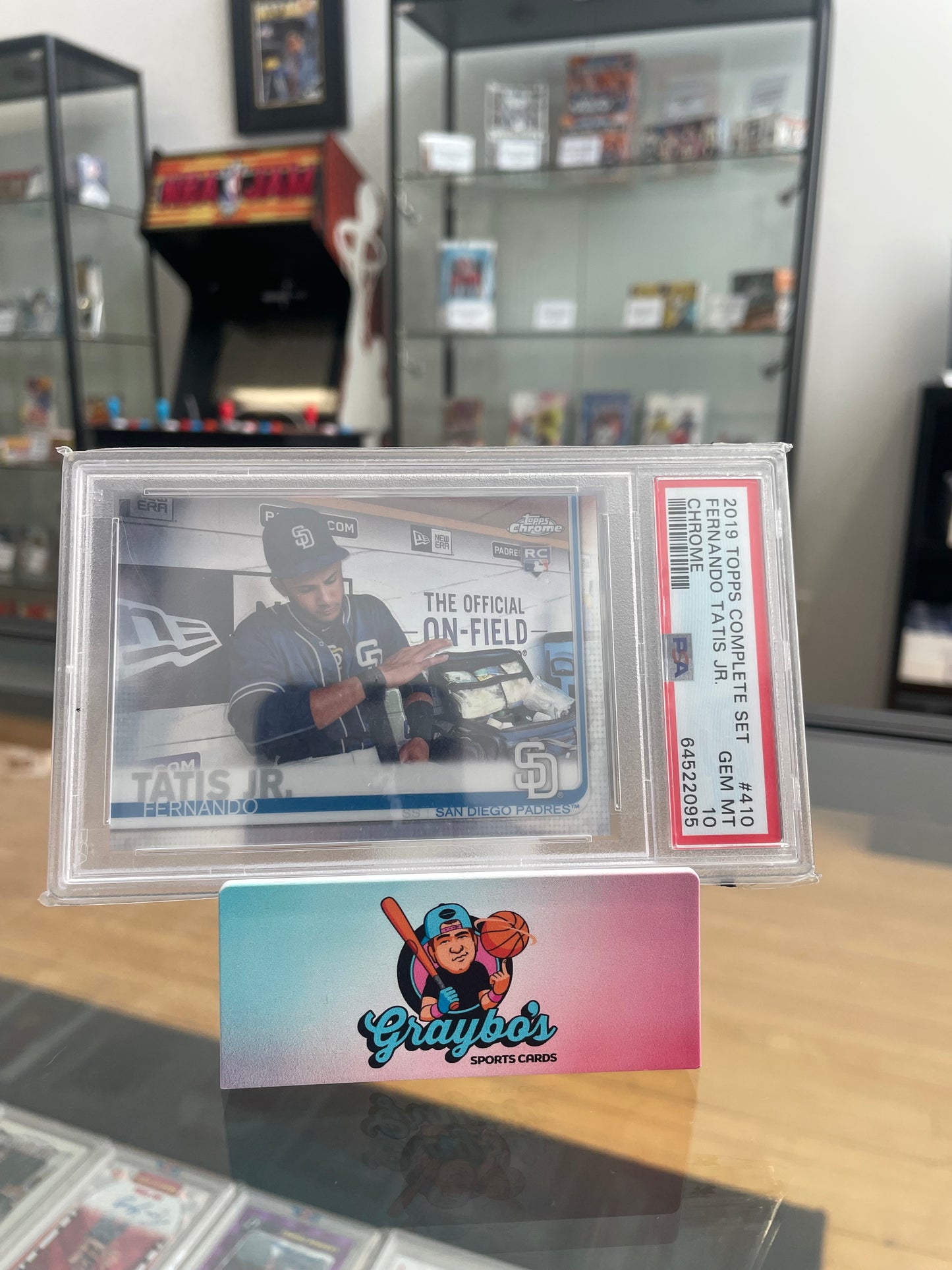 2019 Topps Complete Set Fernando Tatis Jr. Chrome #410 PSA 10