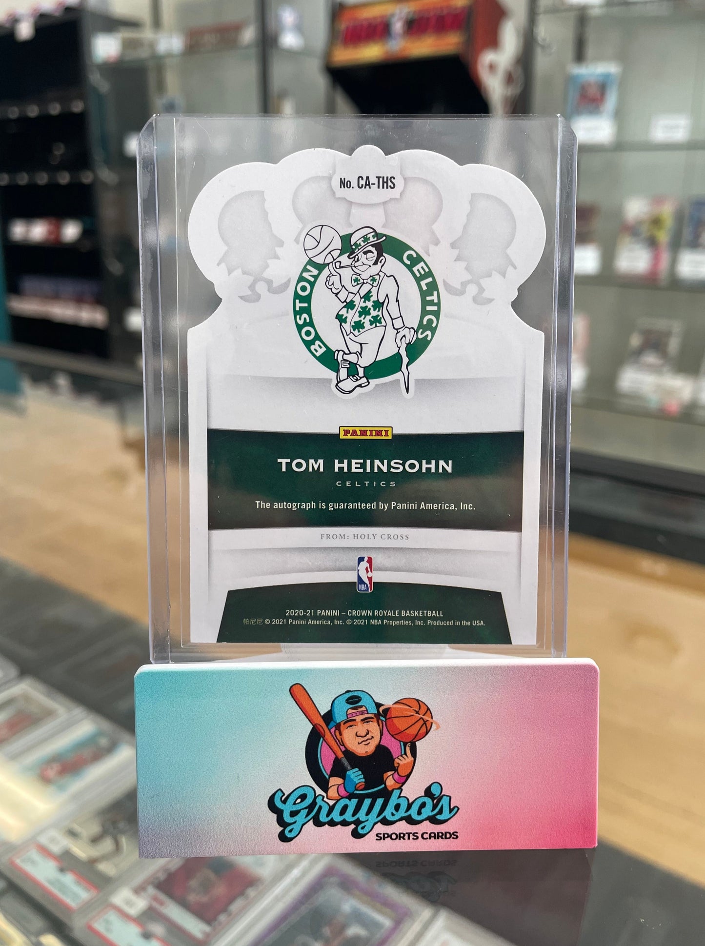 2020-2021 Panini Crown Tom Heinsohn /32 #CA-THS
