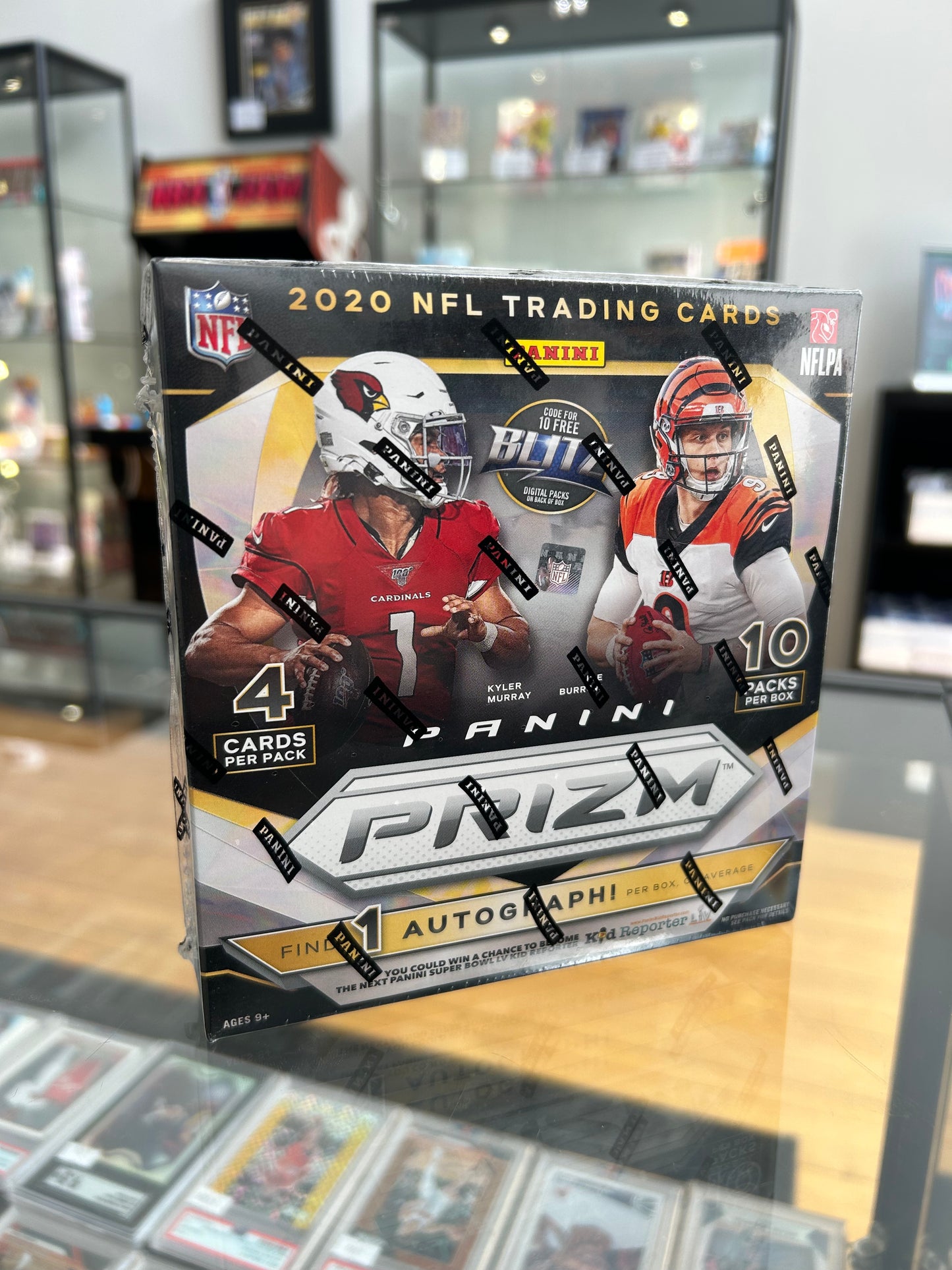 2020 Panini Prizm Football Mega Box (Neon Green Pulsar Prizms)