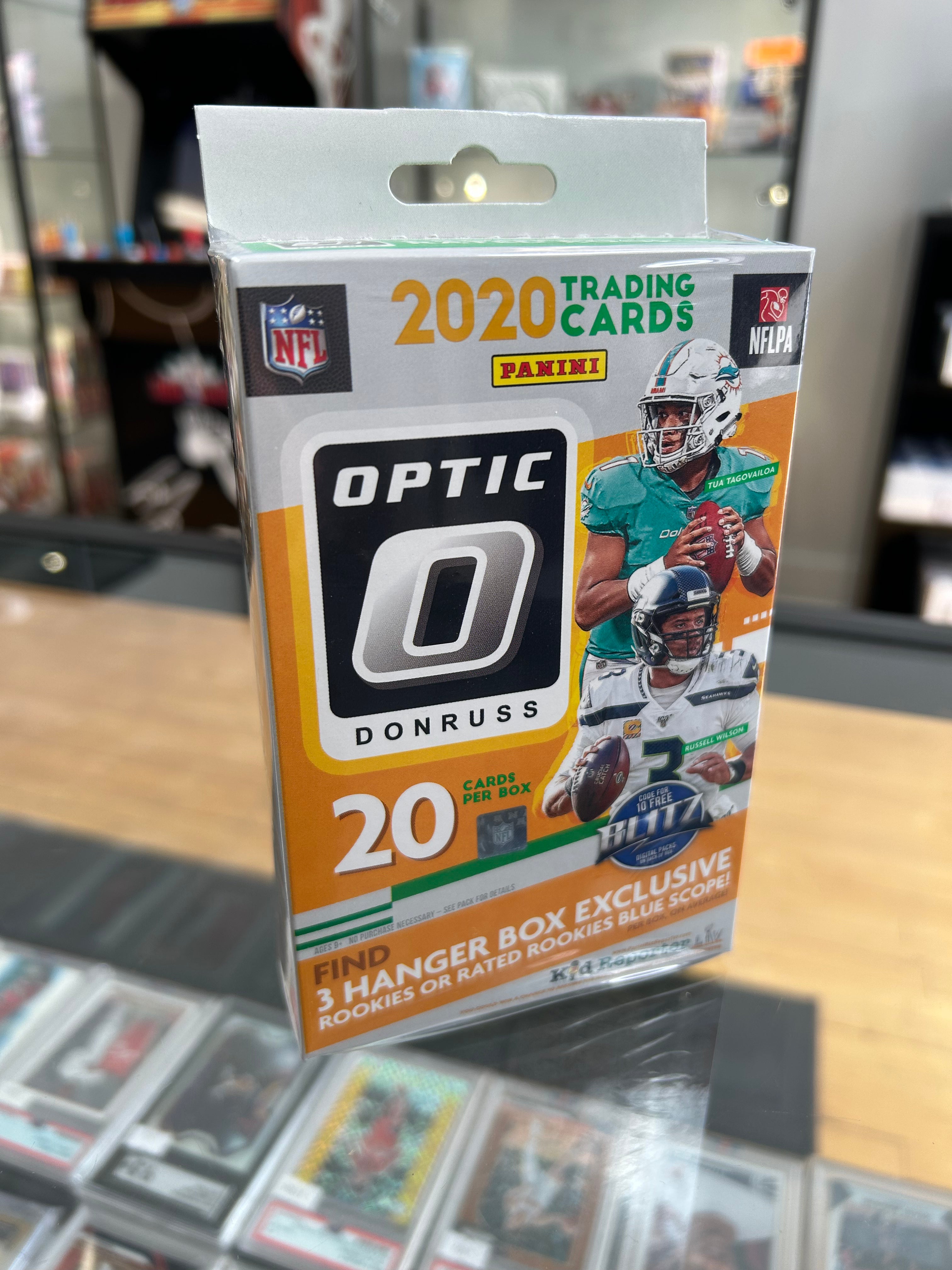 2021 Panini Donruss Optic Football Mega Box (Blue Hyper Parallels)