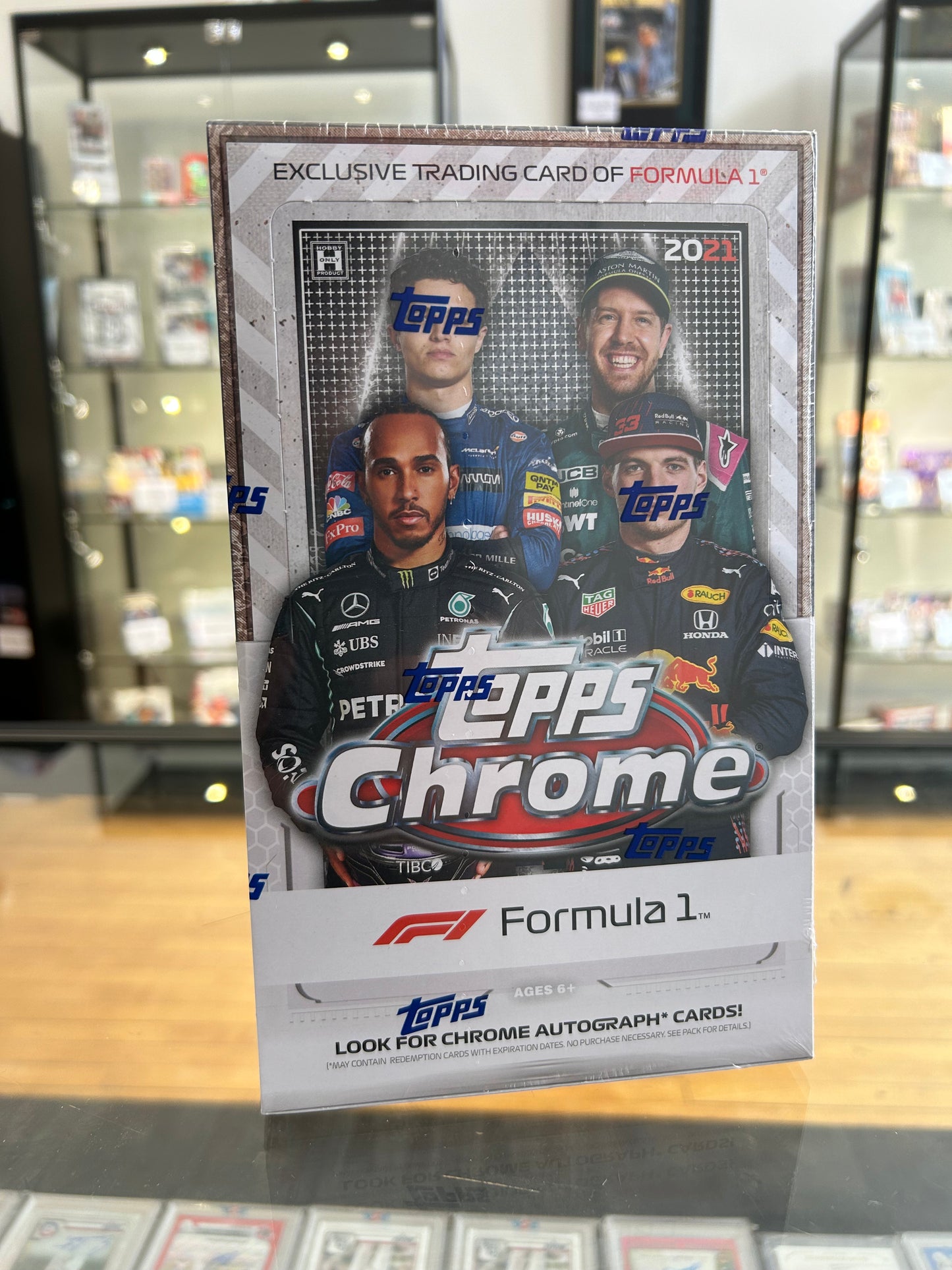 2021 Topps Chrome F1 Formula 1 Racing Hobby Box