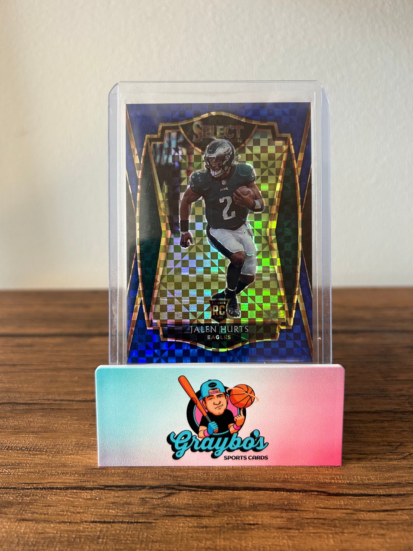 2020 Panini Select Jalen Hurts Blue Checker /149 #150