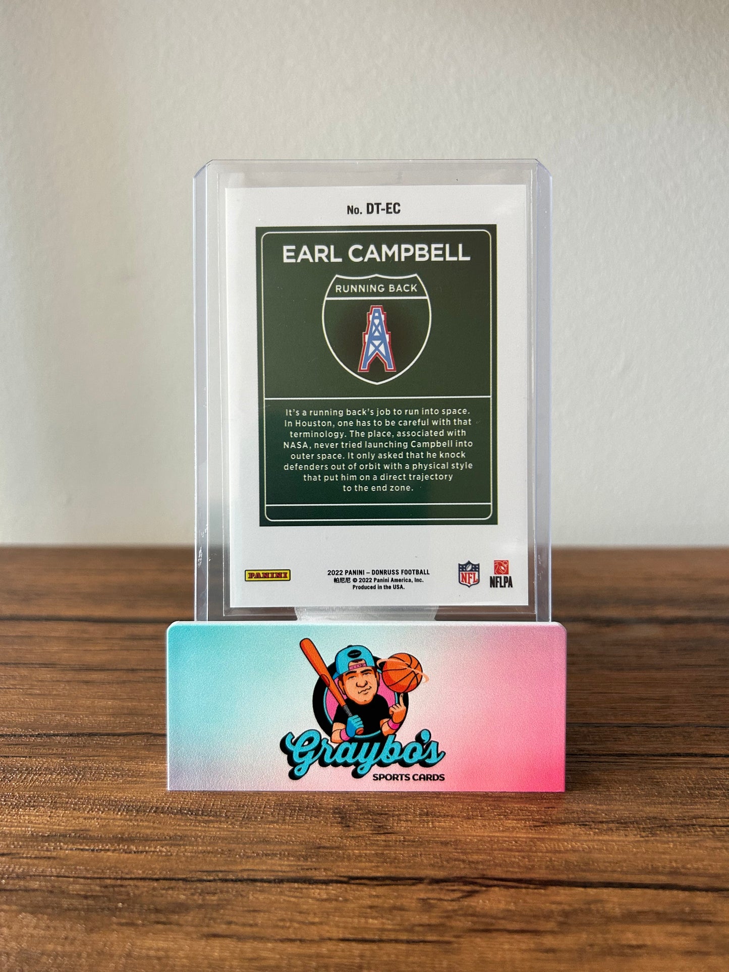 2022 Panini Donruss Downtown Earl Campbell #DT-EC