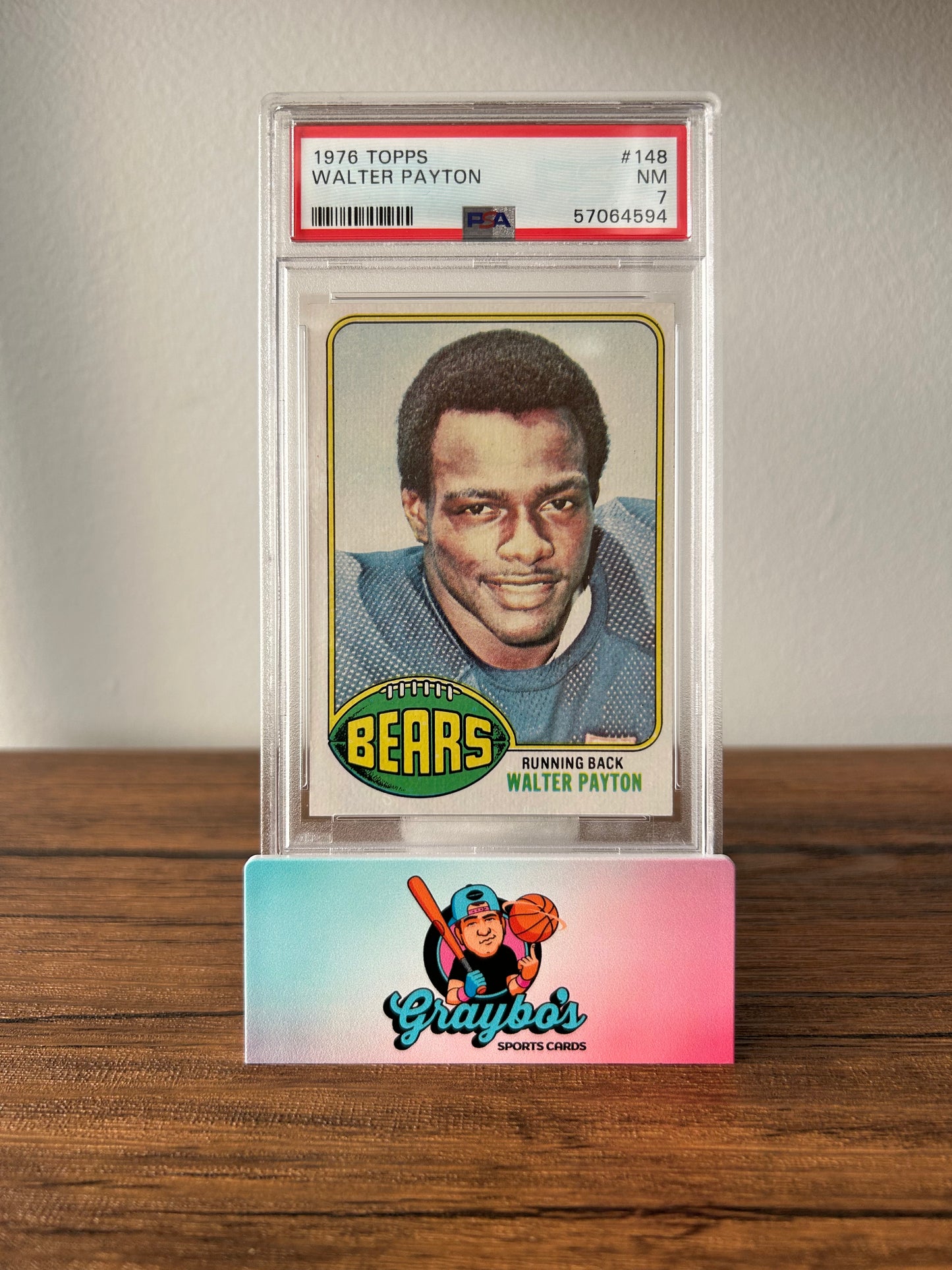 1976 Topps Walter Payton #148 PSA 7