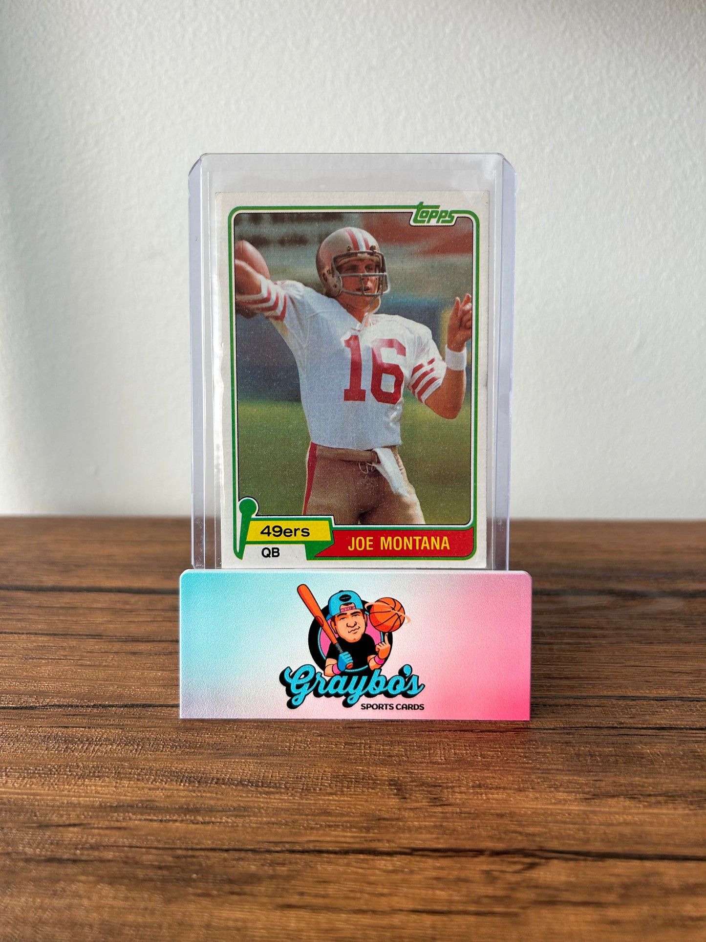 1981 Topps Chewing Gum Joe Montana #216