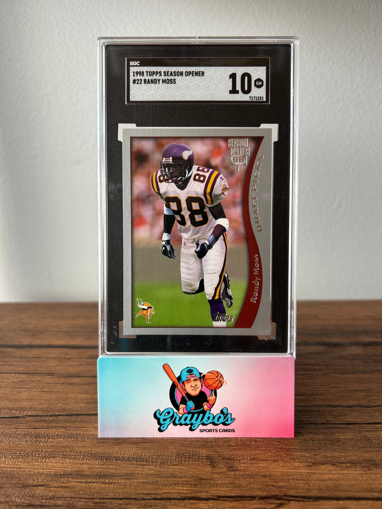 1998 Topps Season Opener Randy Moss #22