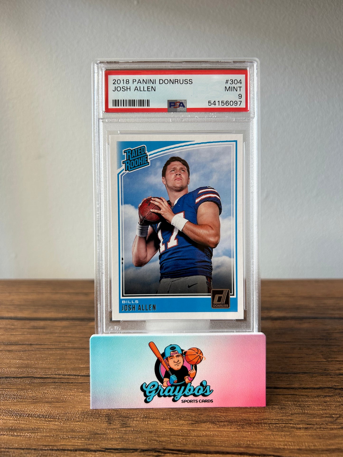 2018 Panini Donruss Josh Allen #304 PSA 9