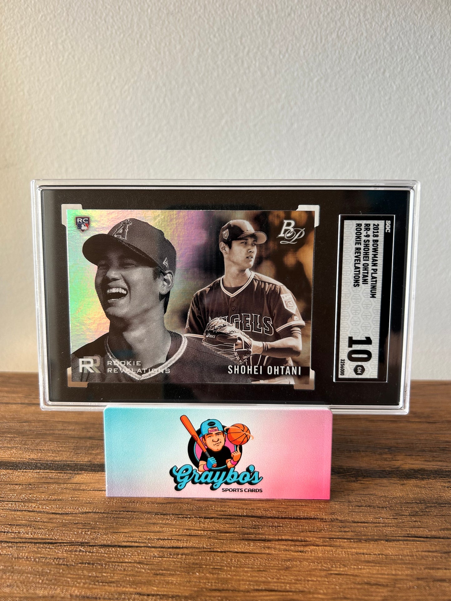 2018 Bowman Platinum Shohei Ohtani Rookie Revelations #RR-9 SGC 10