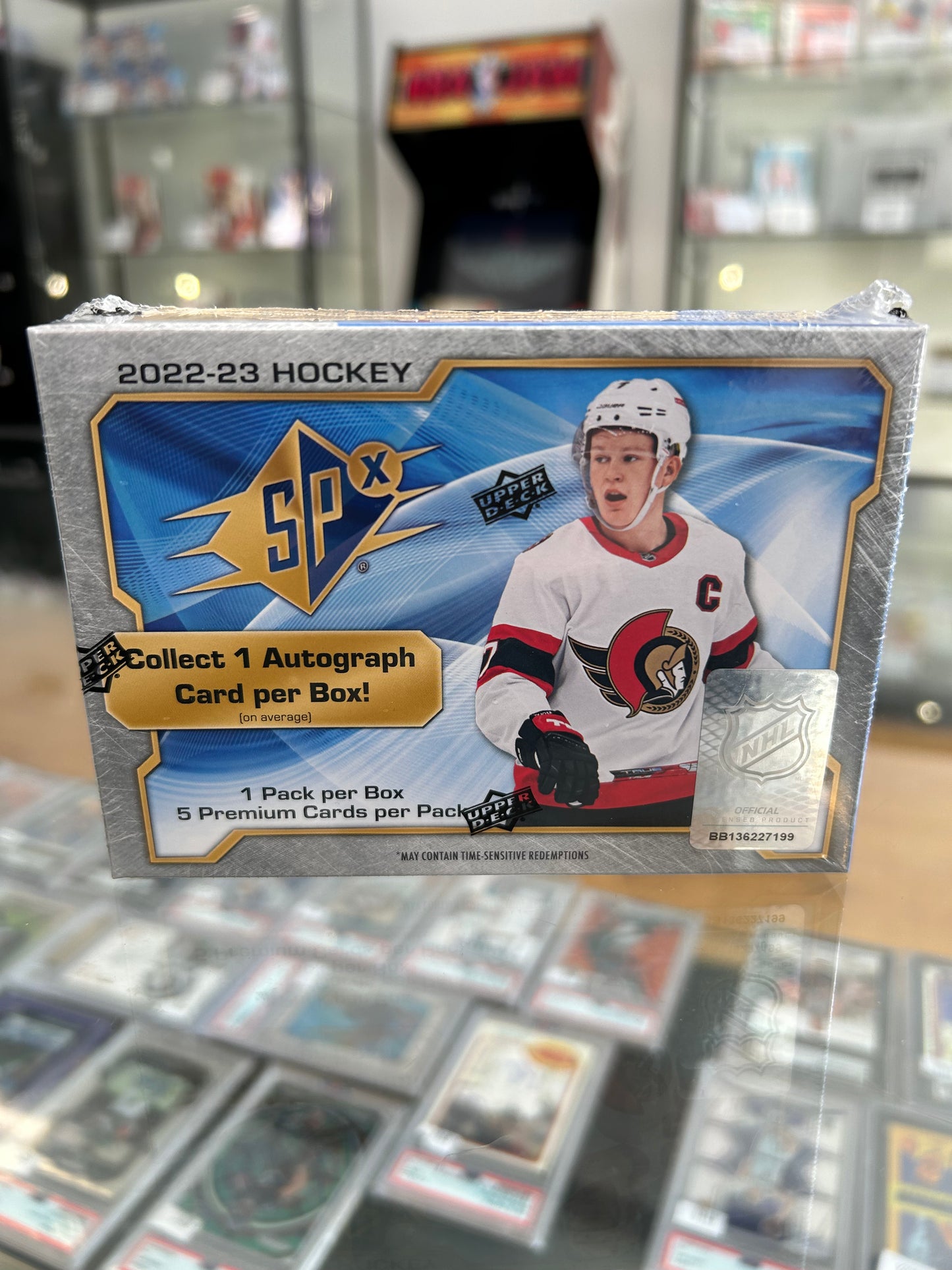 2022-23 Upper Deck SPx Hockey Hobby Box