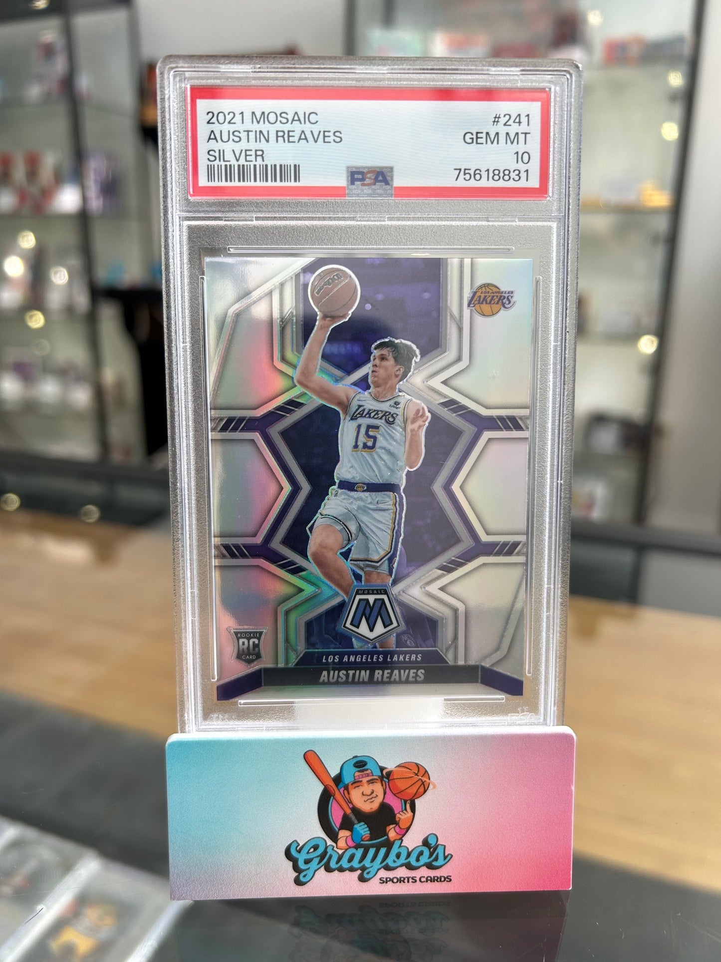 2021 Mosaic Austin Reaves Silver #241 PSA 10