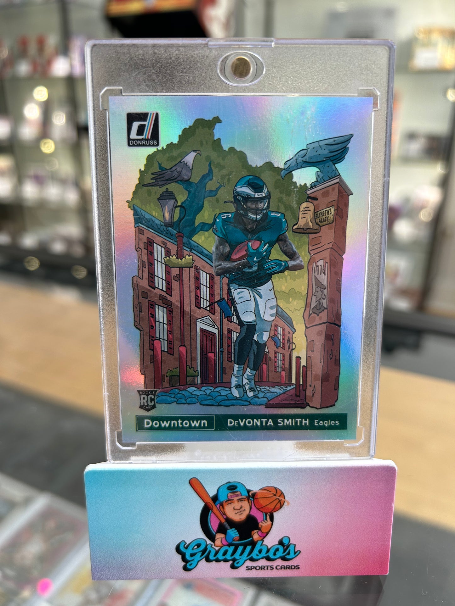 2021 Panini Donruss Devonta Smith Downtown #DT-38