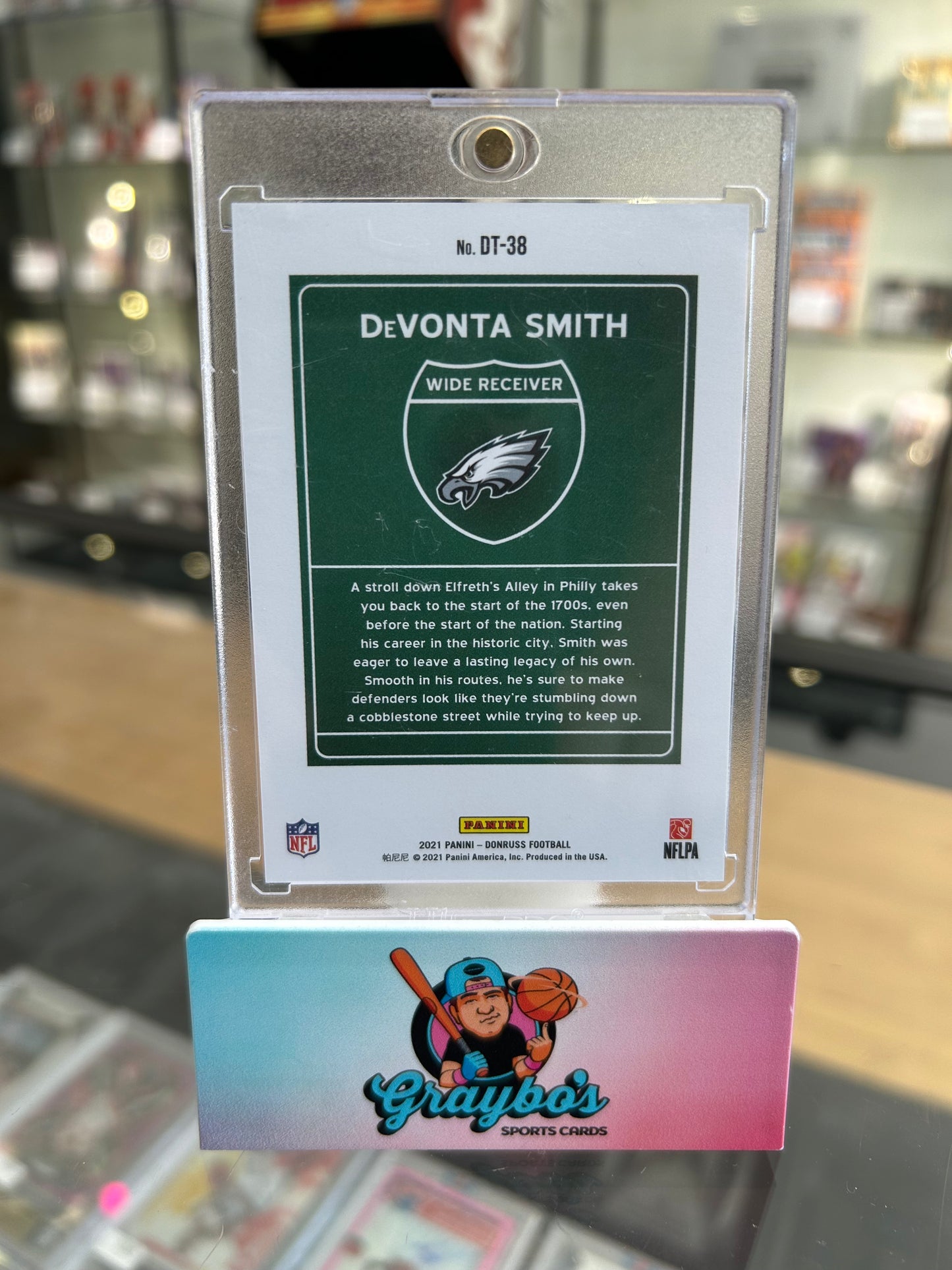 2021 Panini Donruss Devonta Smith Downtown #DT-38