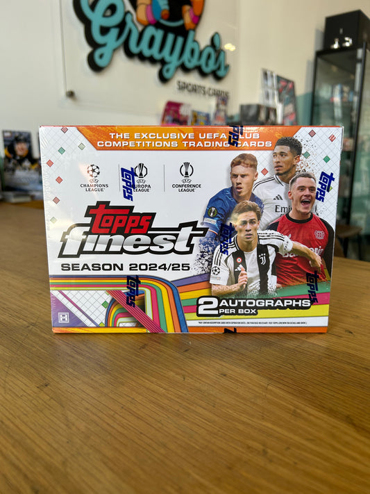 2024/25 Topps UEFA Club Competitions Finest Soccer Hobby
