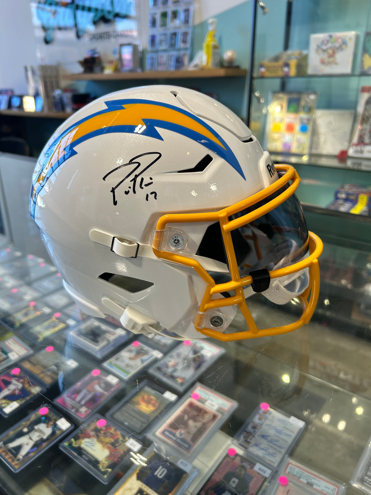 Philip Rivers Los Angeles Chargers Autographed NFL Mid-Size Helmet
