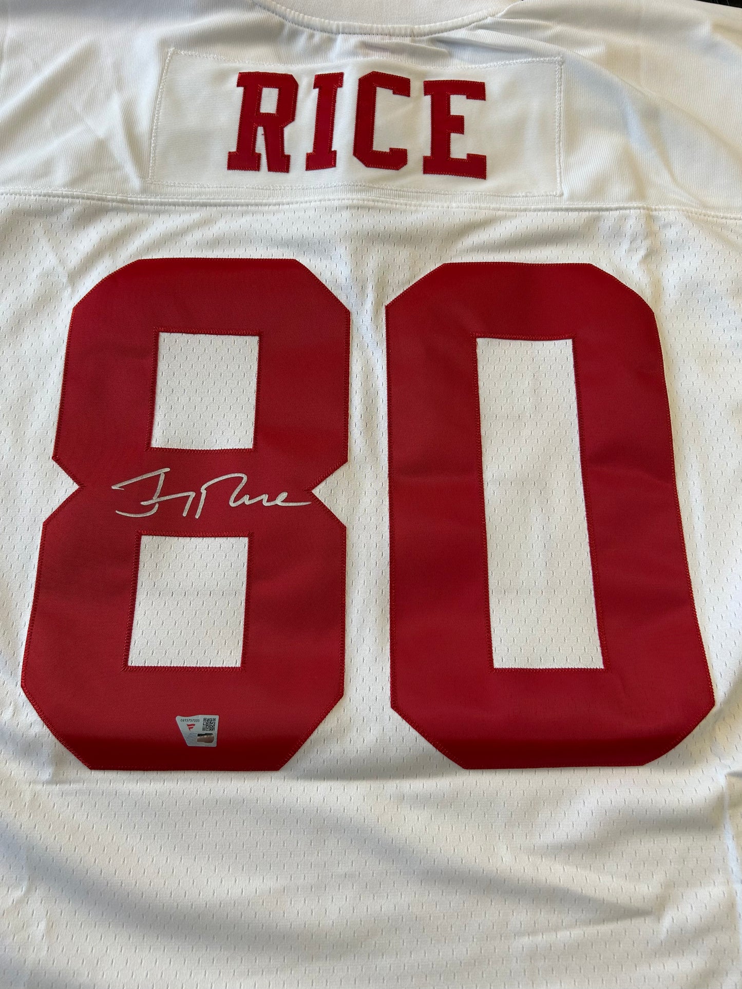 Jerry Rice San Francisco 49ers Autographed Mitchell & Ness Replica Jersey