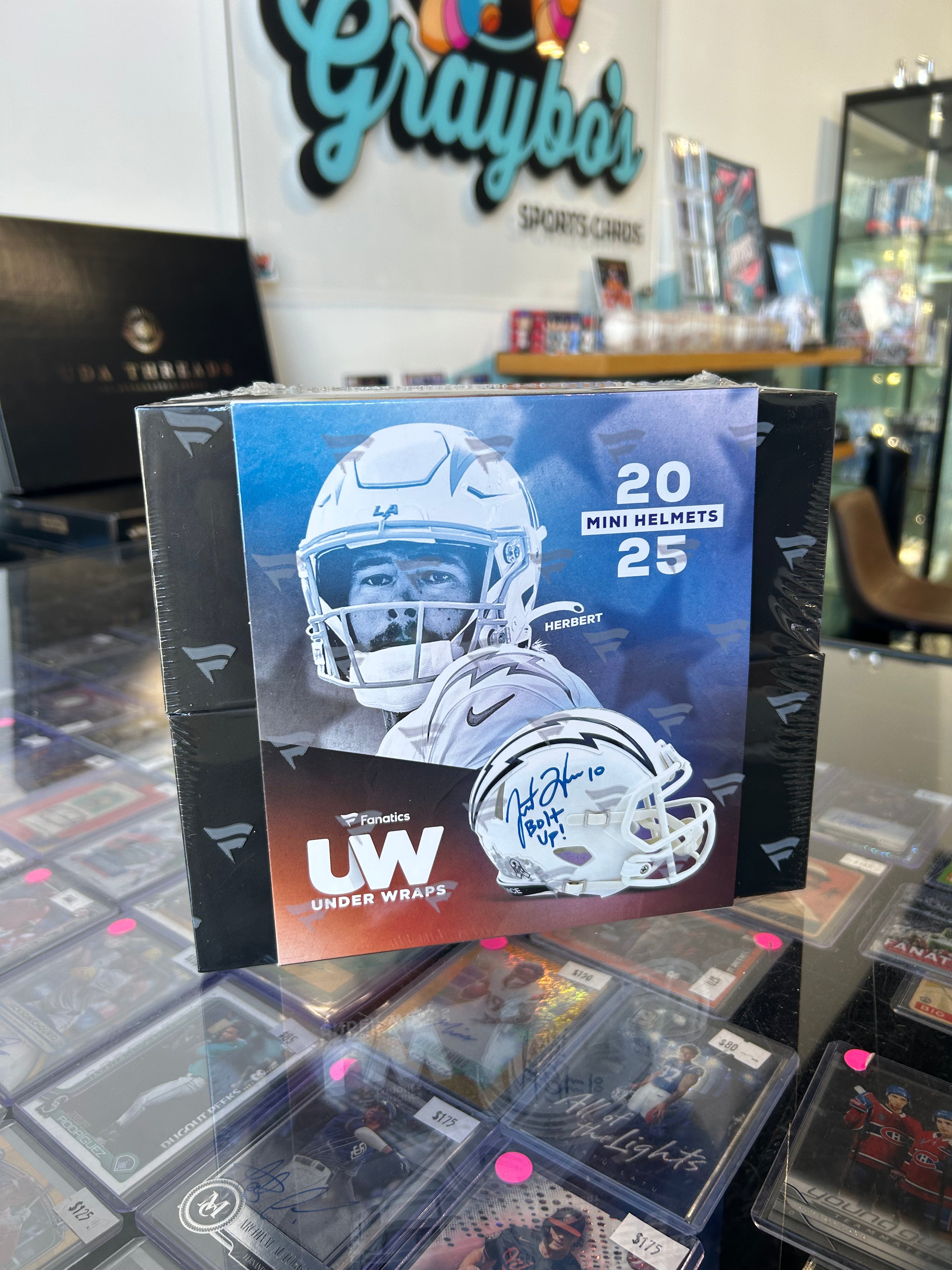 2025 Under Wraps NFL Mini Helmets Graybo s Sports Cards 2025-under-wraps-nfl-mini-helmets-graybo-s-sports-cards