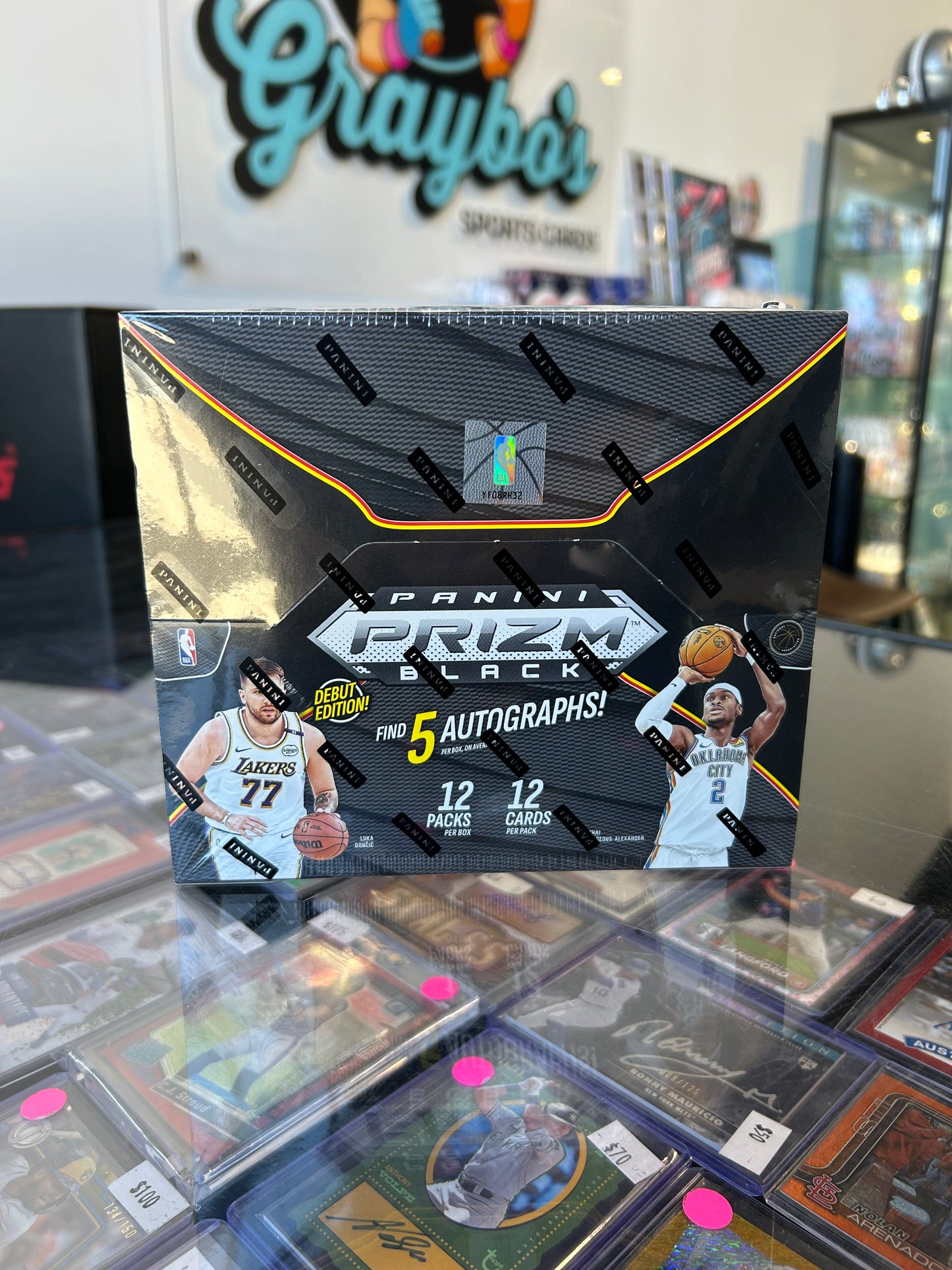 2024/25 Panini Prizm Black Basketball Hobby Box