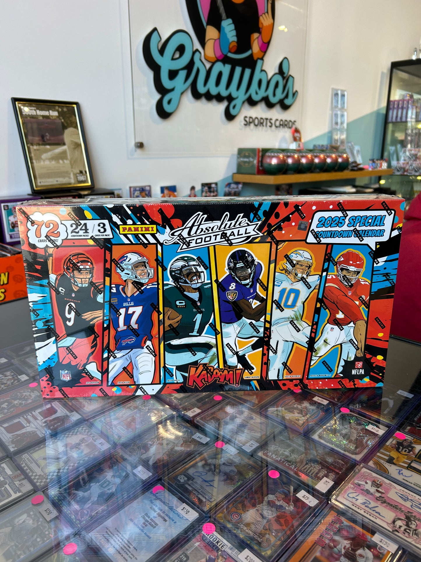 2025 Panini Absolute NFL Countdown Calendar