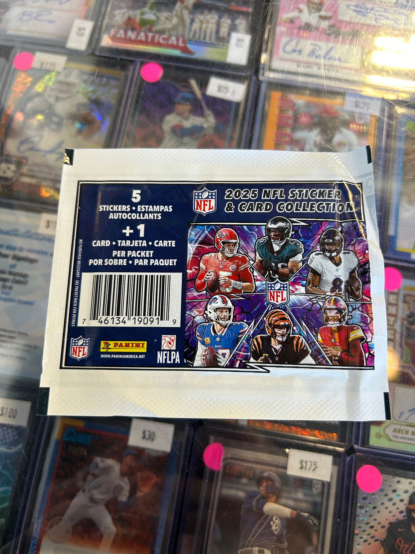 2025 NFL Sticker Collection Packet