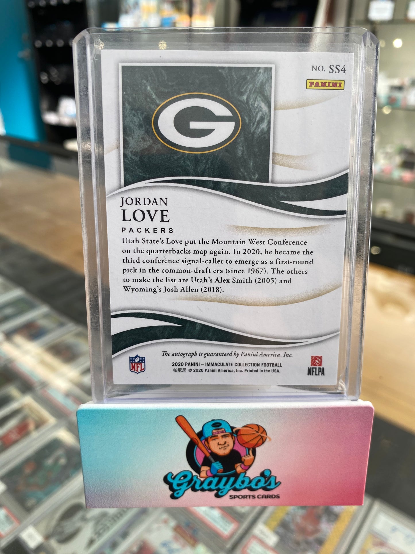 2020 Panini Immaculate Jordan Love RC Auto /49