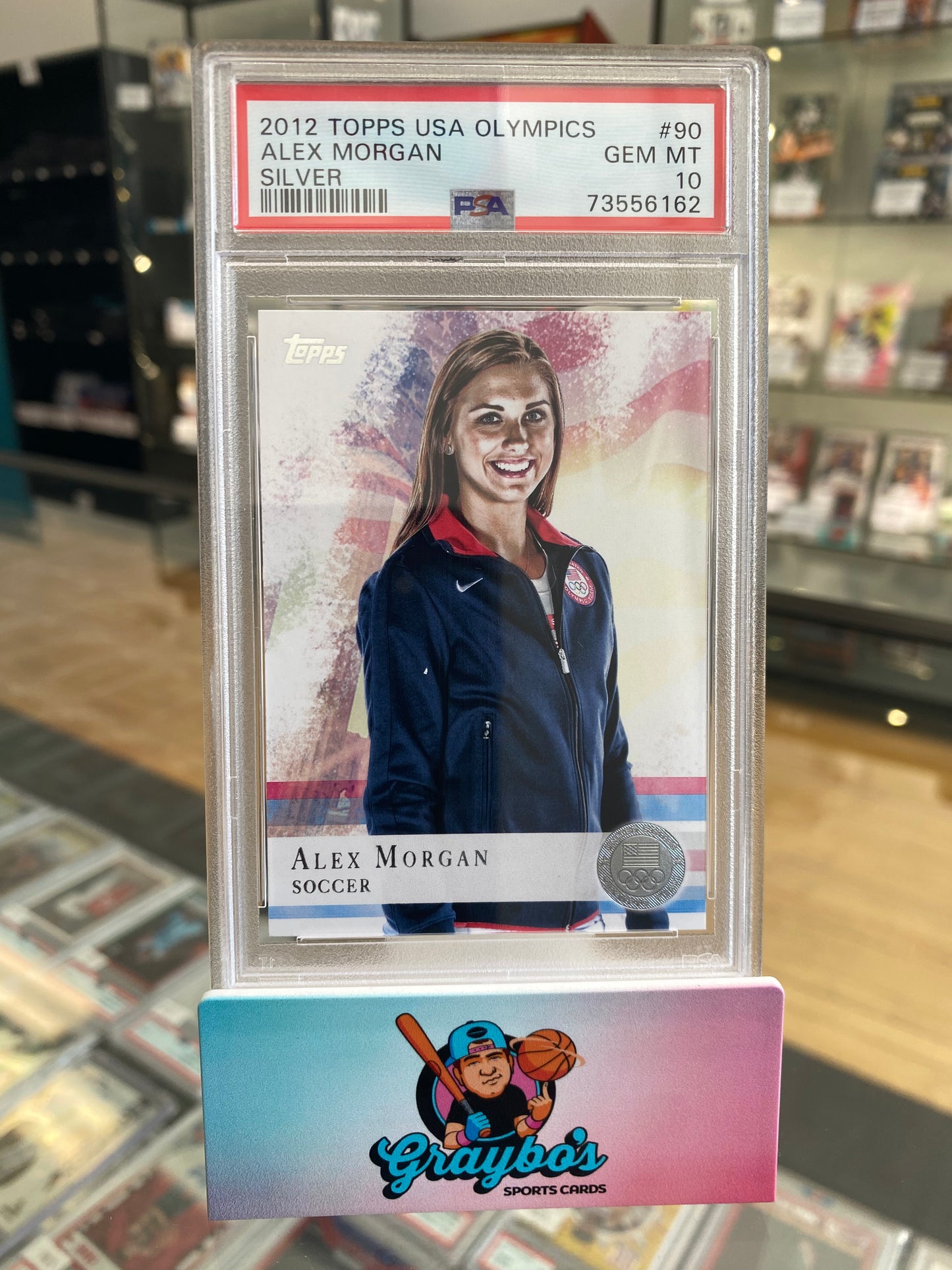 2012 Topps USA Olympics Alex Morgan Silver #90 PSA 10