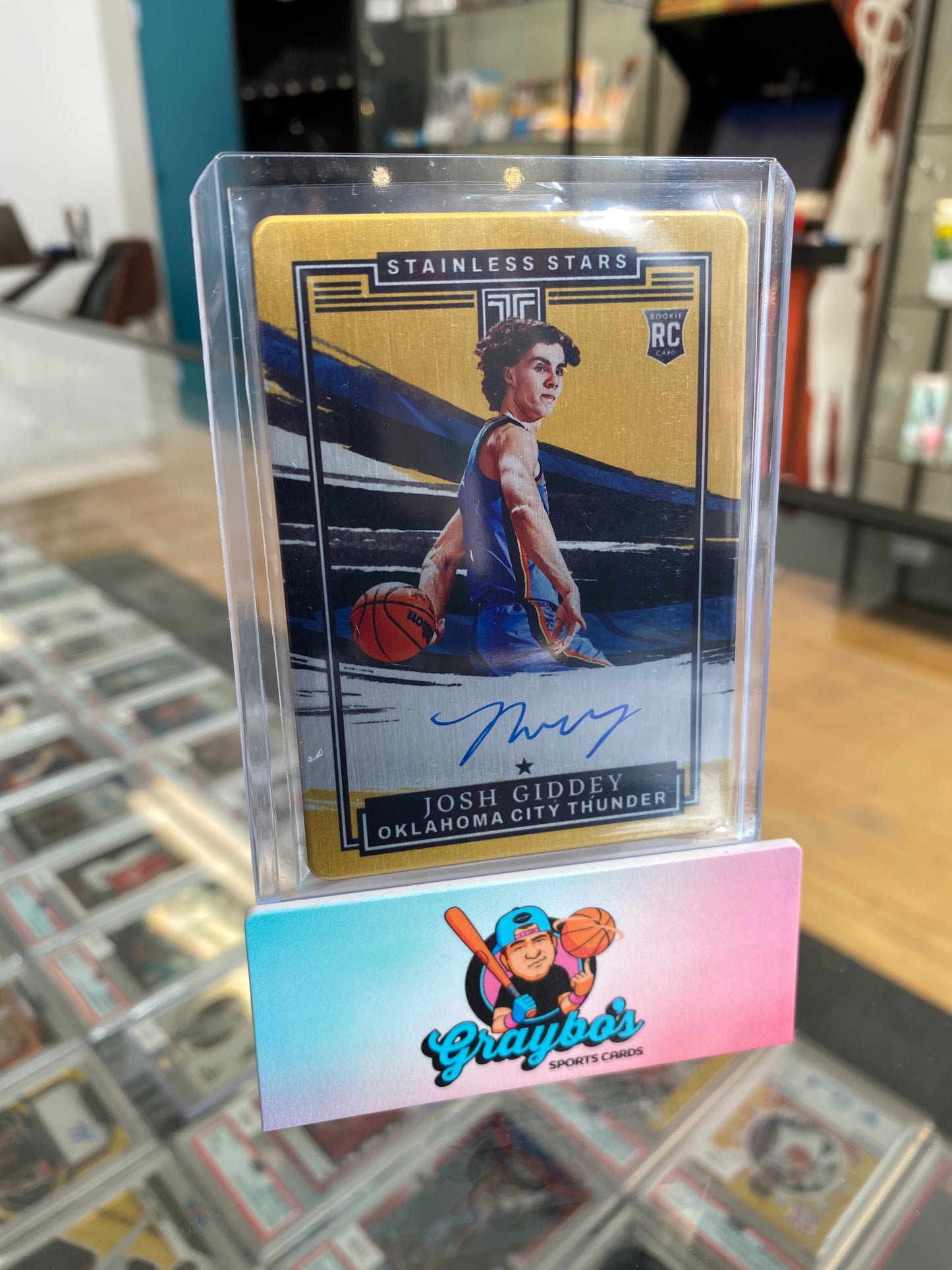 2021 Impeccable Stainless Stars Josh Giddey RC Auto /10