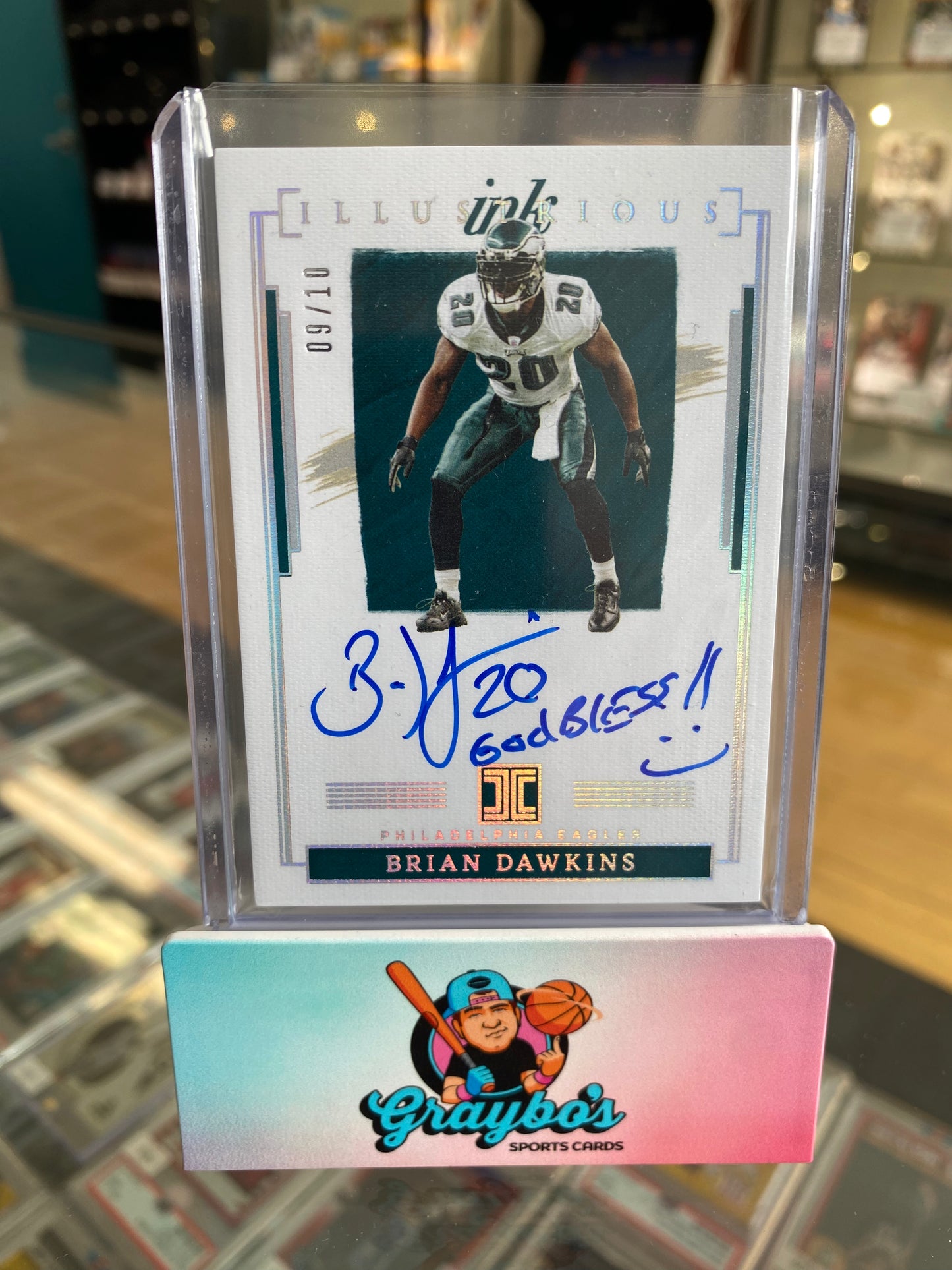 2022 Panini Impeccable Brian Dawkins Auto /10