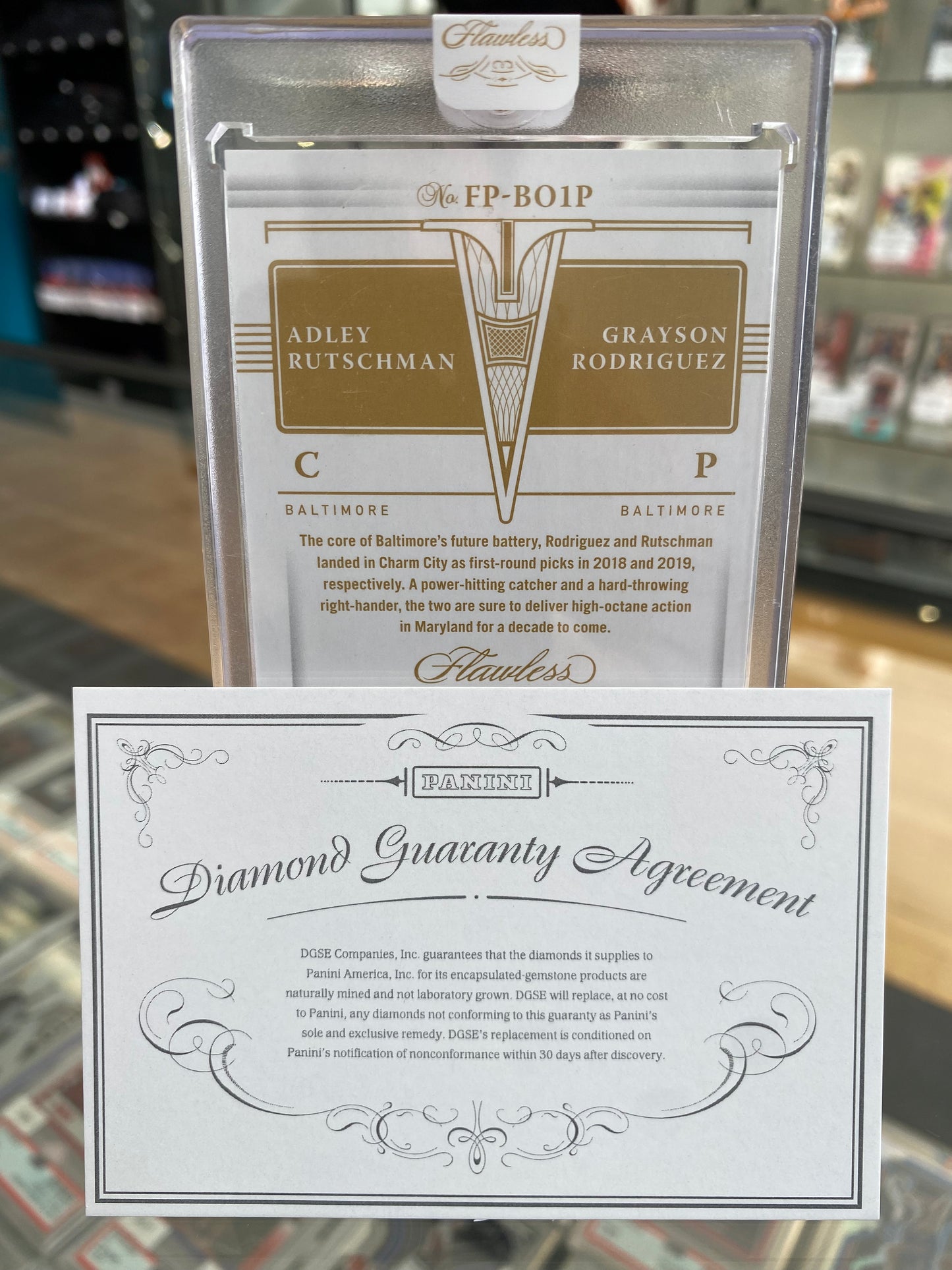2022 Panini Flawless Dual Diamond Adley Rutschman & Grayson Rodriguez RC /20