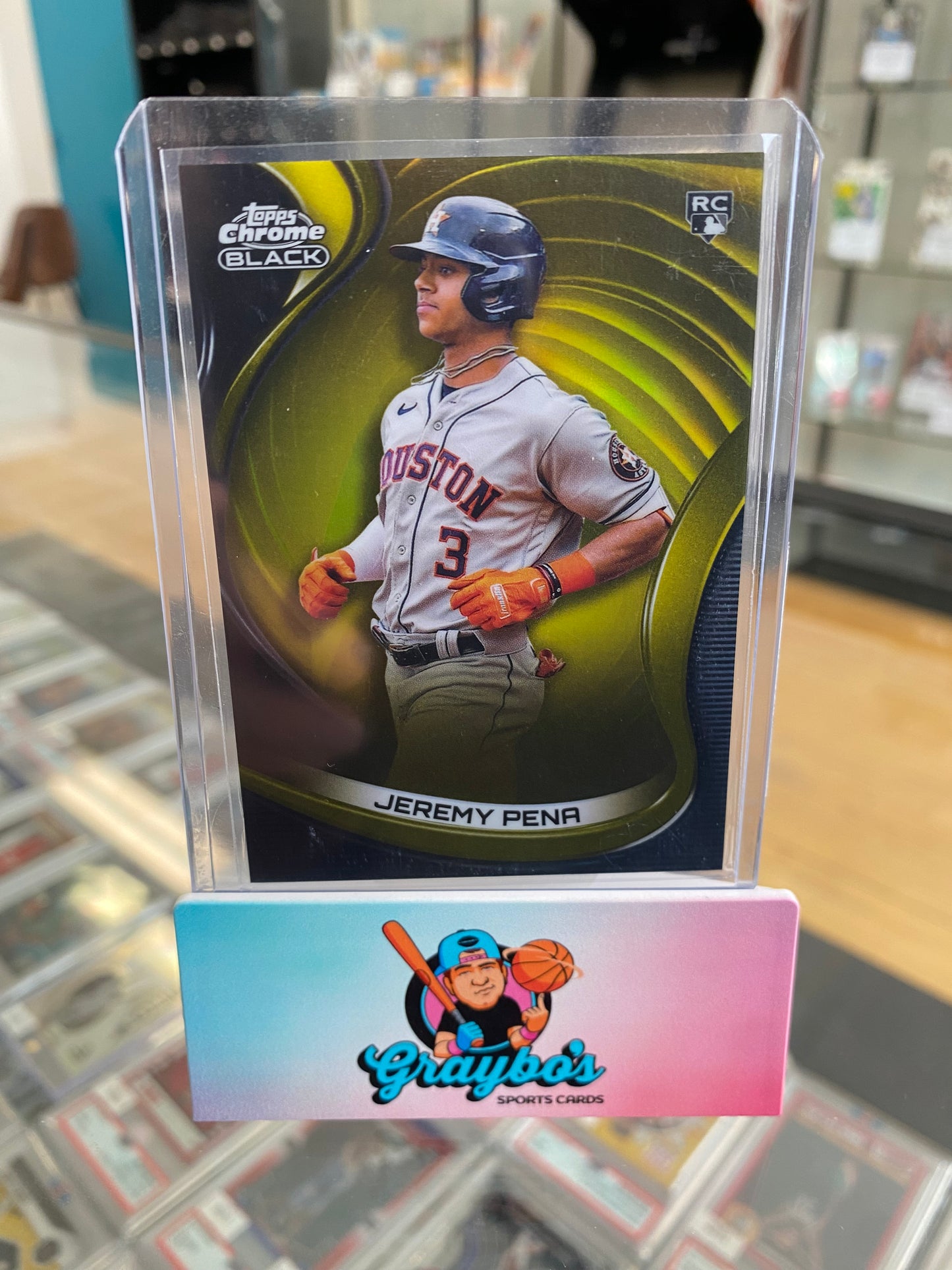 2022 Topps Chrome Black Jeremy Pena RC No. 72 /50