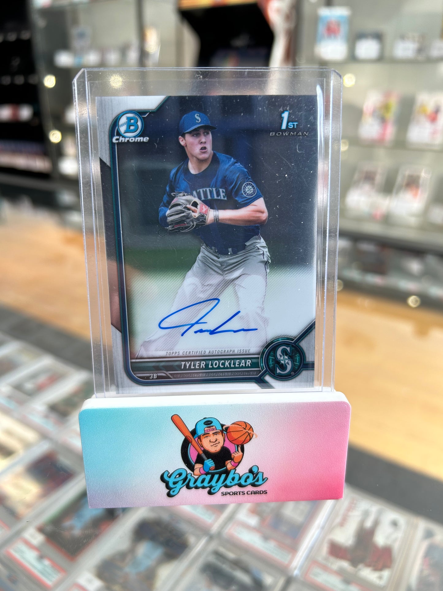 2022 Topps Bowman 1st Tyler Locklear Auto #CDA-TL