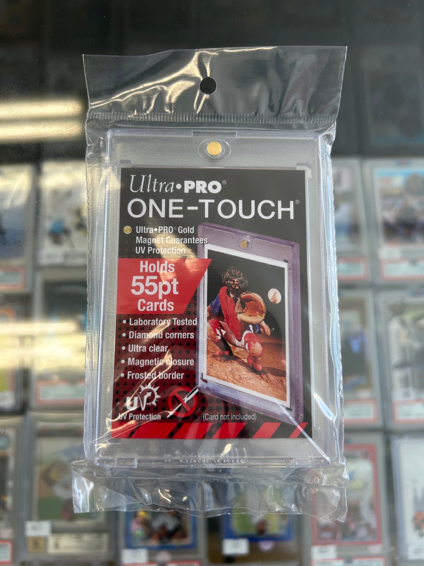 Ultra PRO ONE-TOUCH Magnetic Holder - 55PT / Clear / 1 Pack